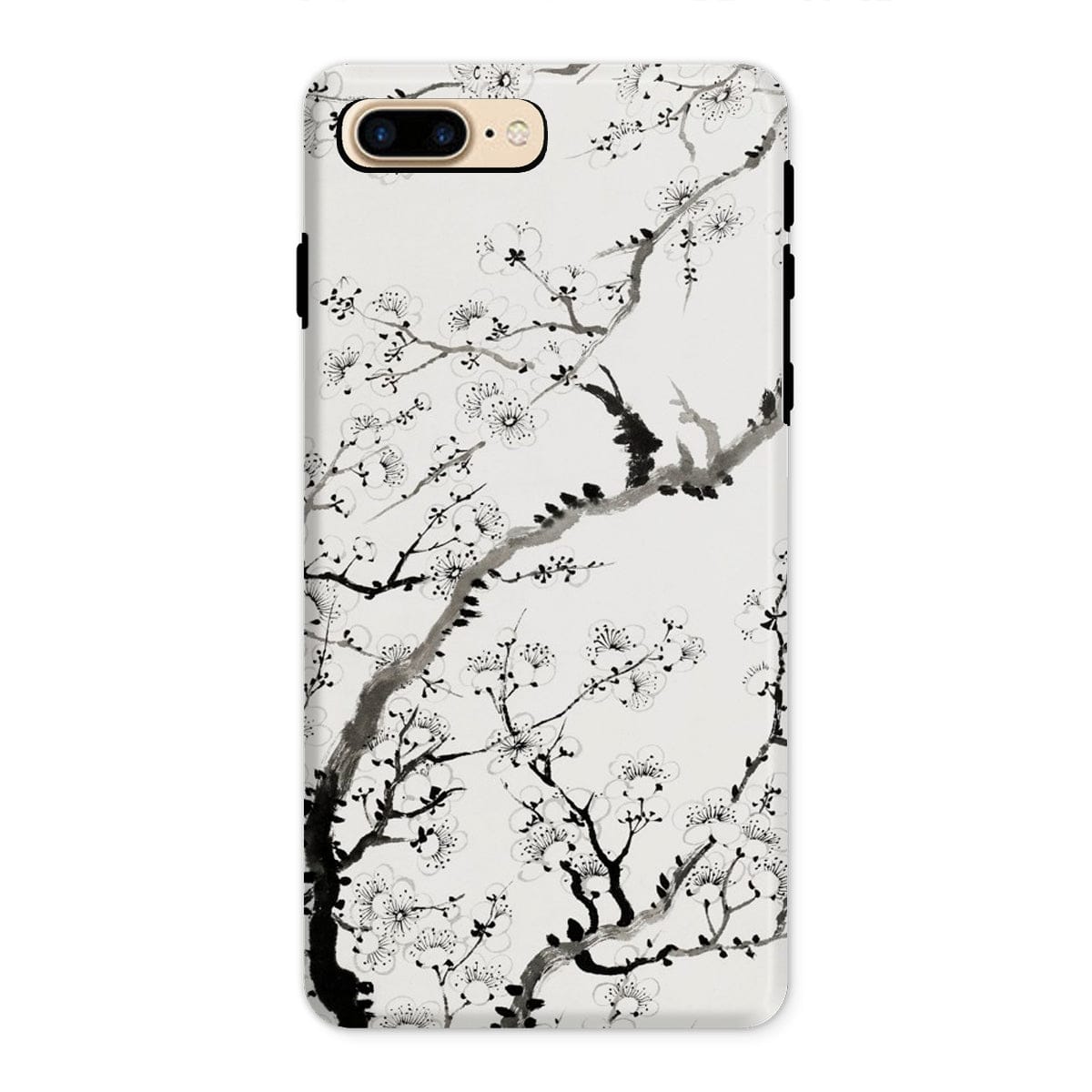 Casezest Mobile Phone Case for iPhone 8 Plus / Gloss Rashan Chinese Cherry Design