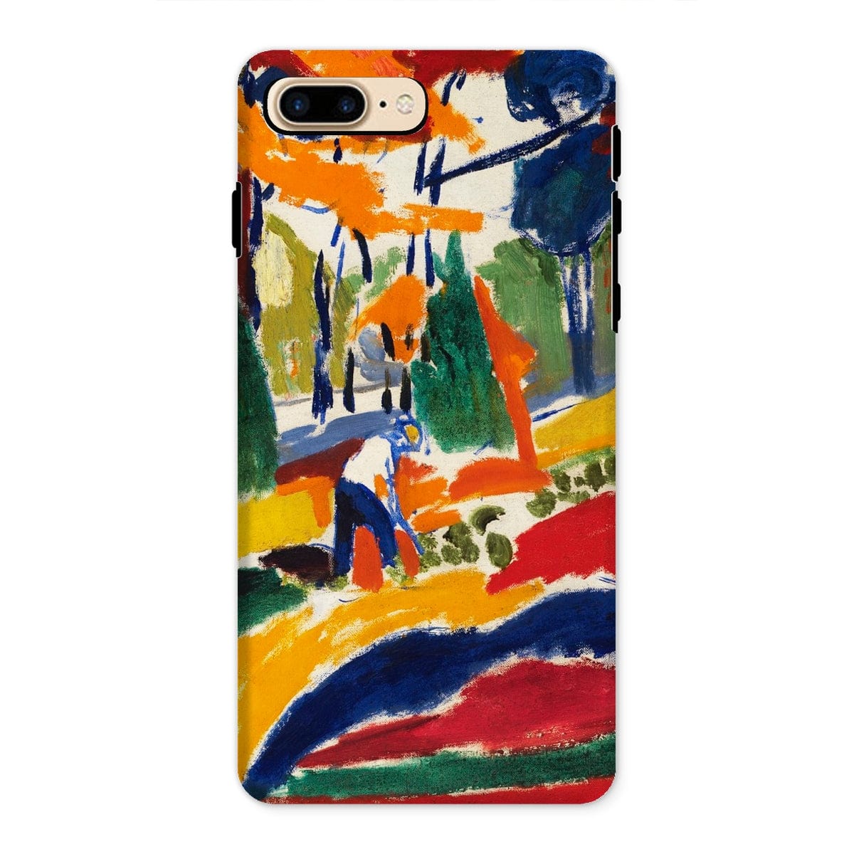 Casezest Mobile Phone Case for iPhone 8 Plus / Gloss Sayen Garden Design