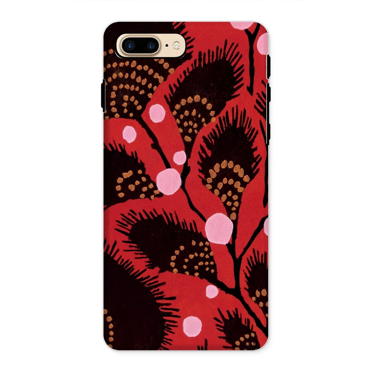 Casezest Mobile Phone Case for iPhone 8 Plus / Gloss Séguy Art Deco Flower Design