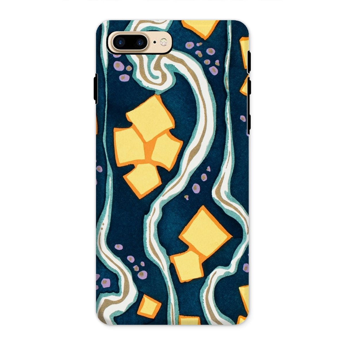 Casezest Mobile Phone Case for iPhone 8 Plus / Gloss Séguy Deco Border Design