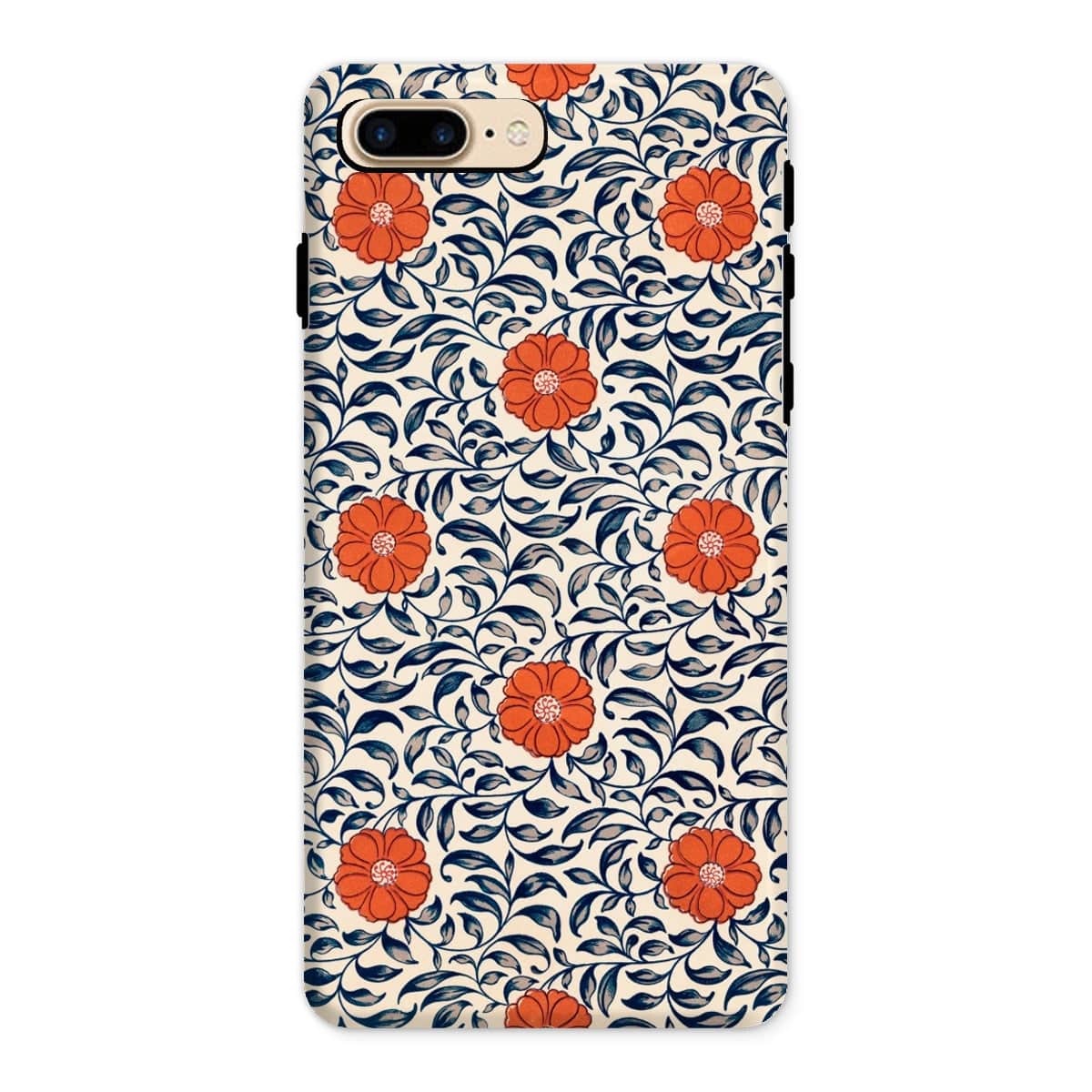 Casezest Mobile Phone Case for iPhone 8 Plus / Gloss Simple Chinese Ornamental Design