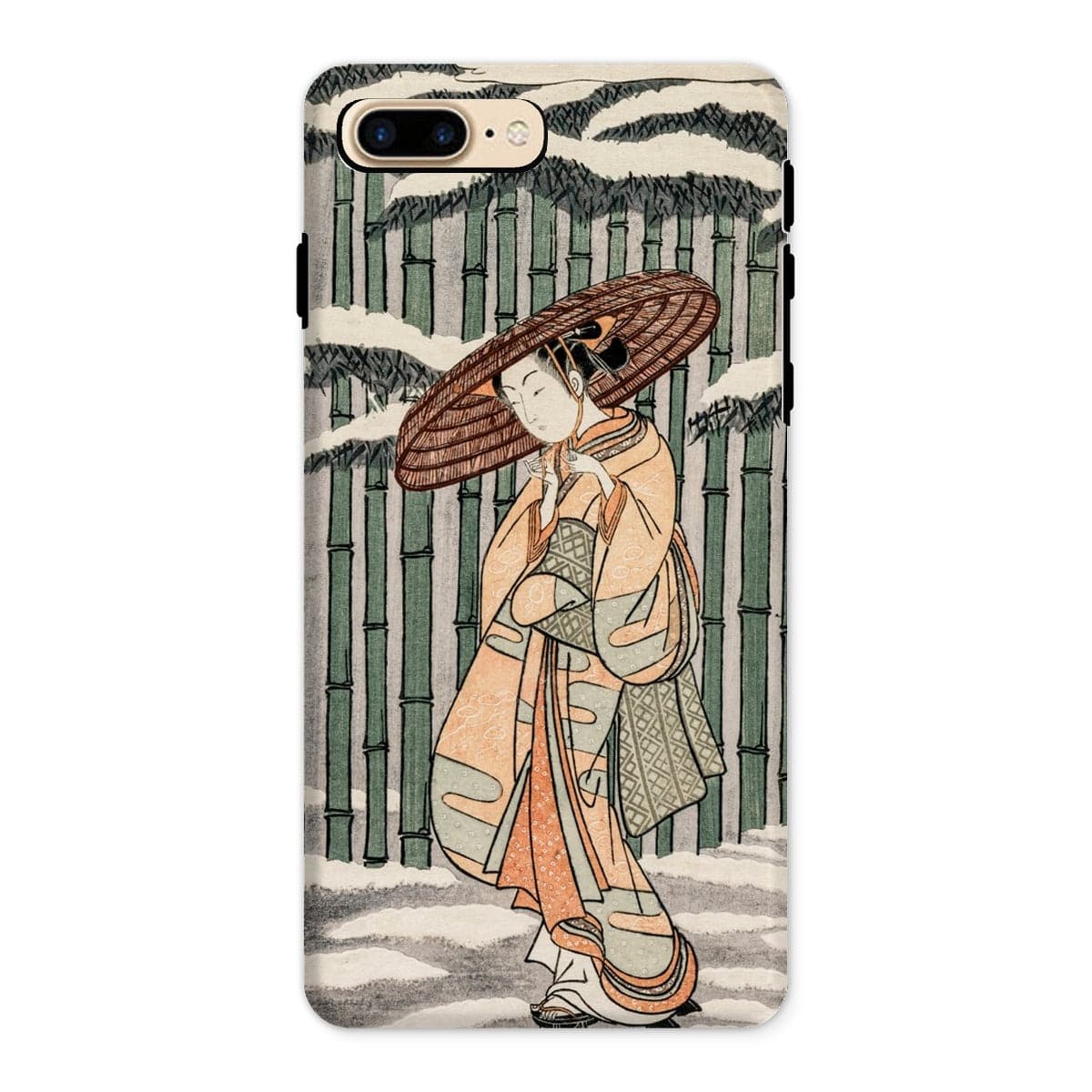 Casezest Mobile Phone Case for iPhone 8 Plus / Gloss Suzuki Bamboo Grove Design