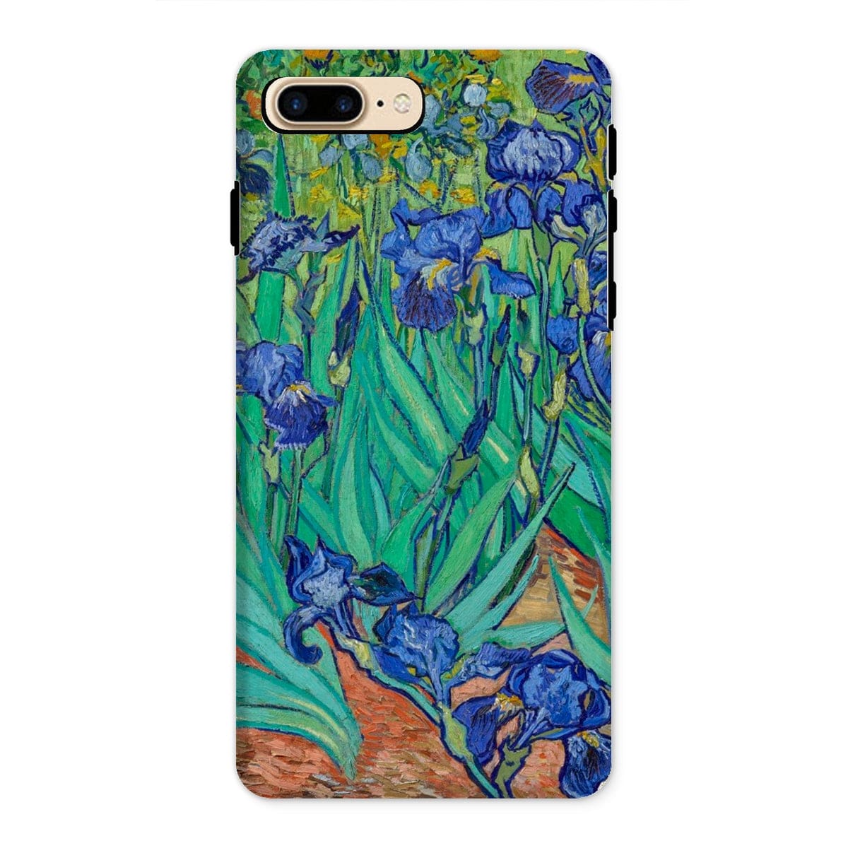 Casezest Mobile Phone Case for iPhone 8 Plus / Gloss Van Gogh Irises Design