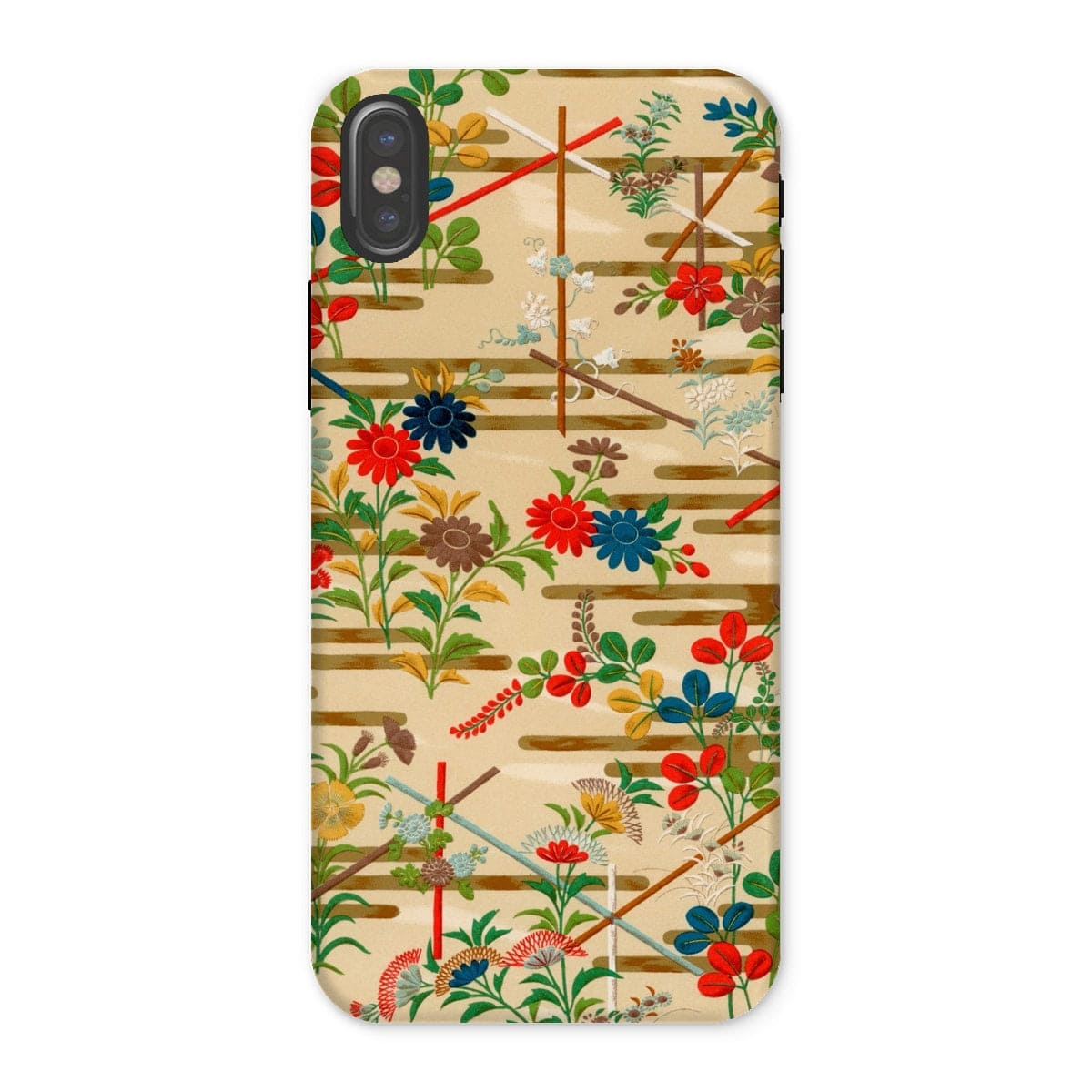 Casezest Mobile Phone Case for iPhone X / Gloss Audsley Japanese Paper Design