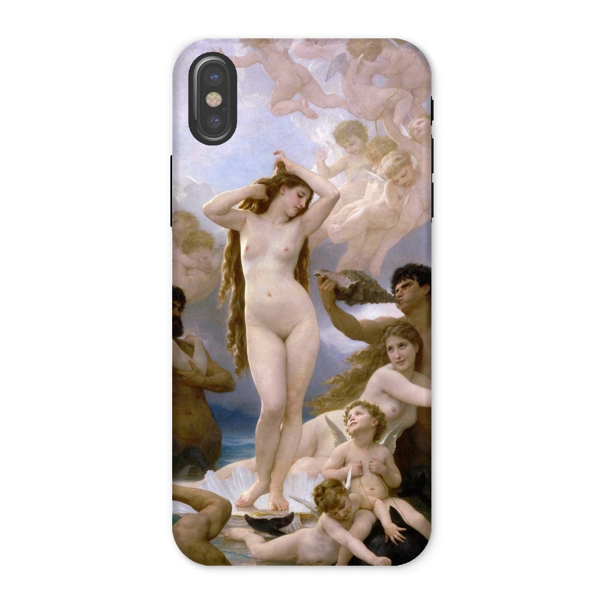 Casezest Mobile Phone Case for iPhone X / Gloss Bouguereau Birth of Venus Design