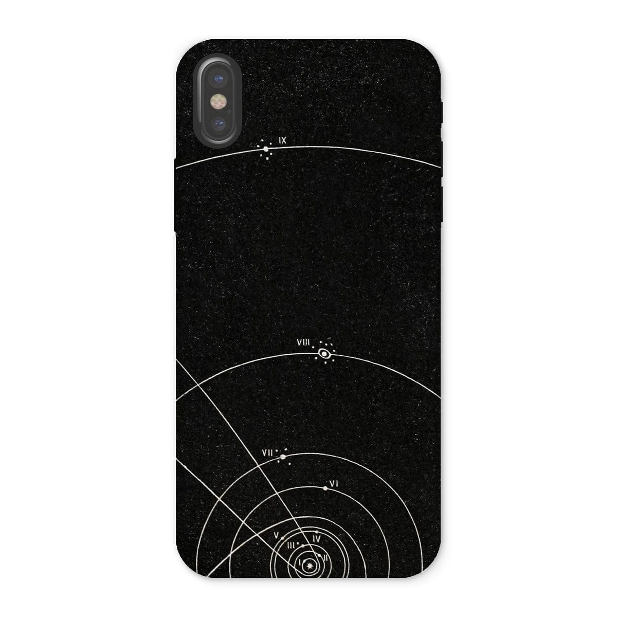 Casezest Mobile Phone Case for iPhone X / Gloss Brocklesby Astronomy Design