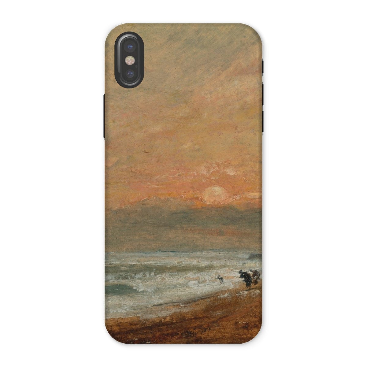 Casezest Mobile Phone Case for iPhone X / Gloss Constable Hove Beach Design