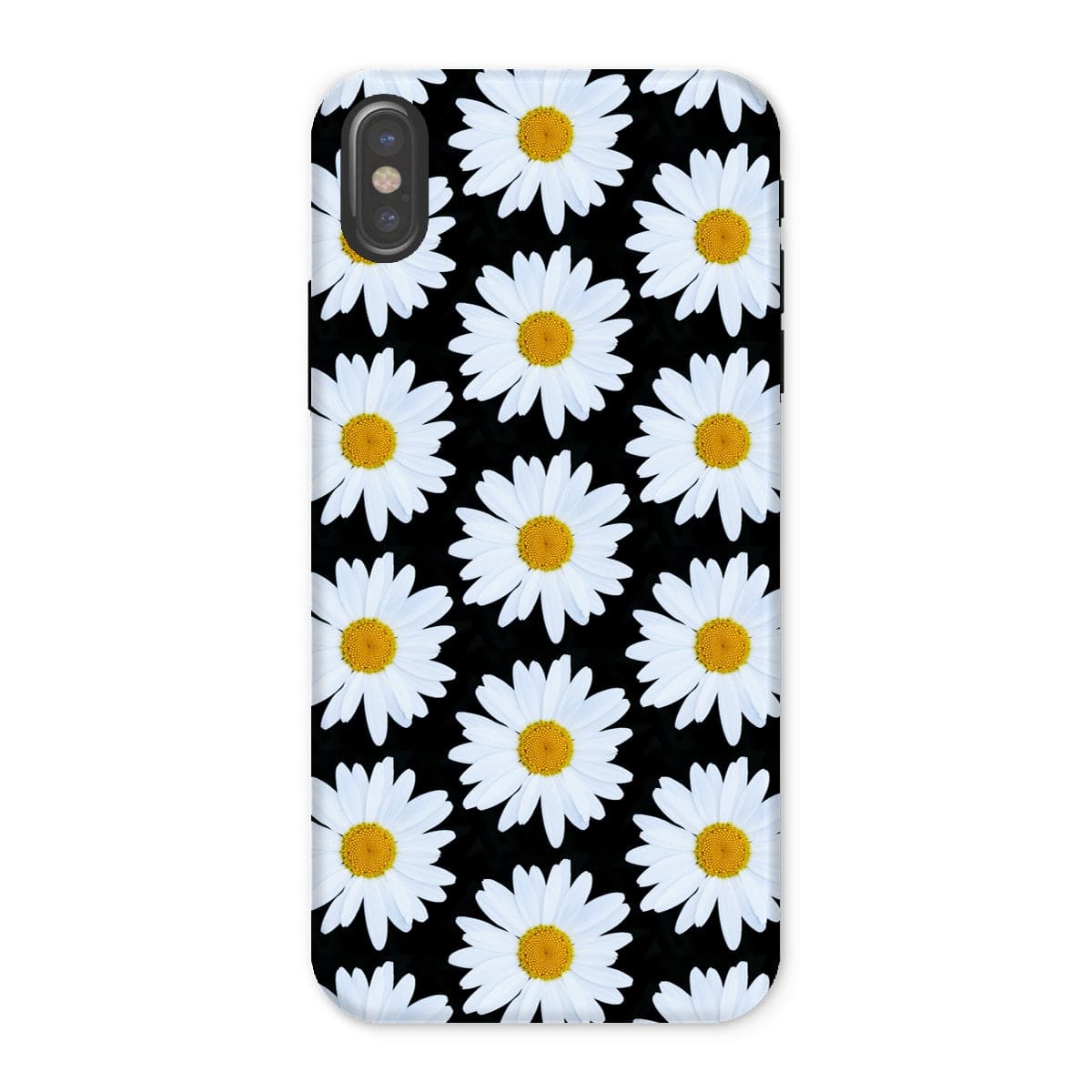 Casezest Mobile Phone Case for iPhone X / Gloss Daisy Grid Design