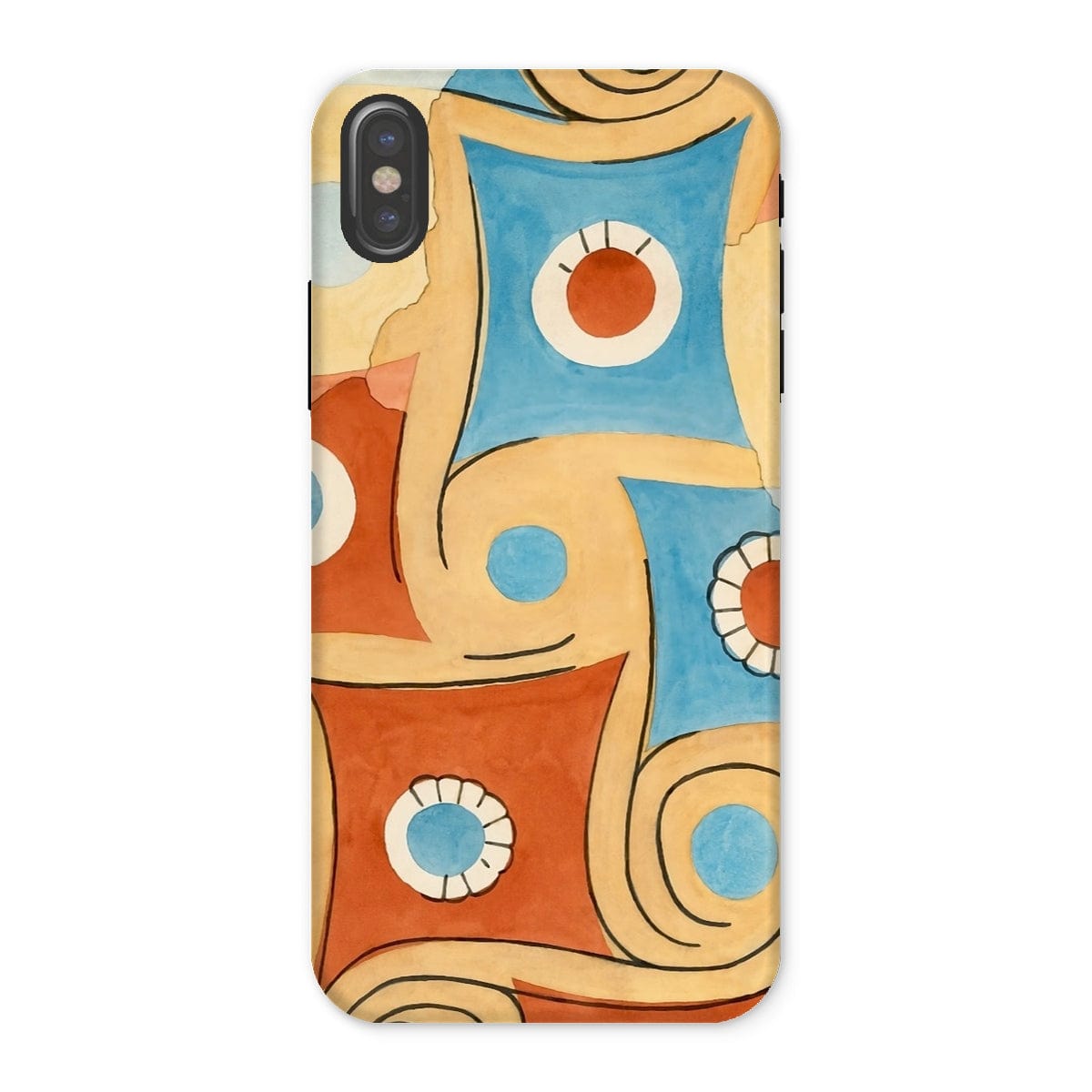 Casezest Mobile Phone Case for iPhone X / Gloss Egyptian Ceiling Design