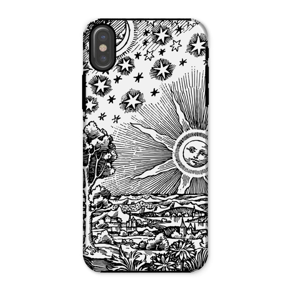 Casezest Mobile Phone Case for iPhone X / Gloss Flammarion Design