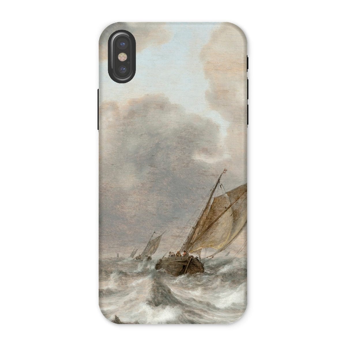 Casezest Mobile Phone Case for iPhone X / Gloss Ghent Ships Design