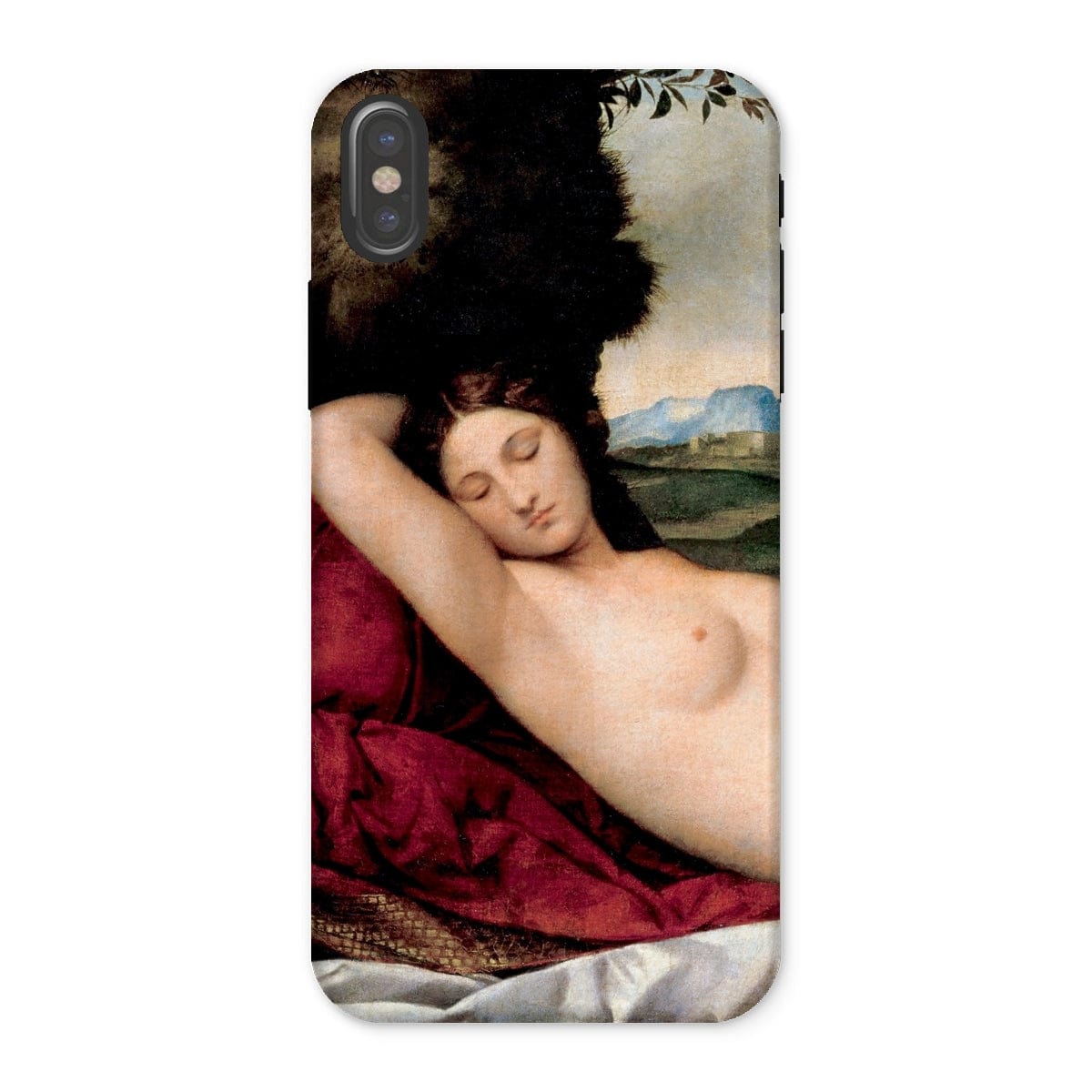 Casezest Mobile Phone Case for iPhone X / Gloss Giorgione Sleeping Venus Design