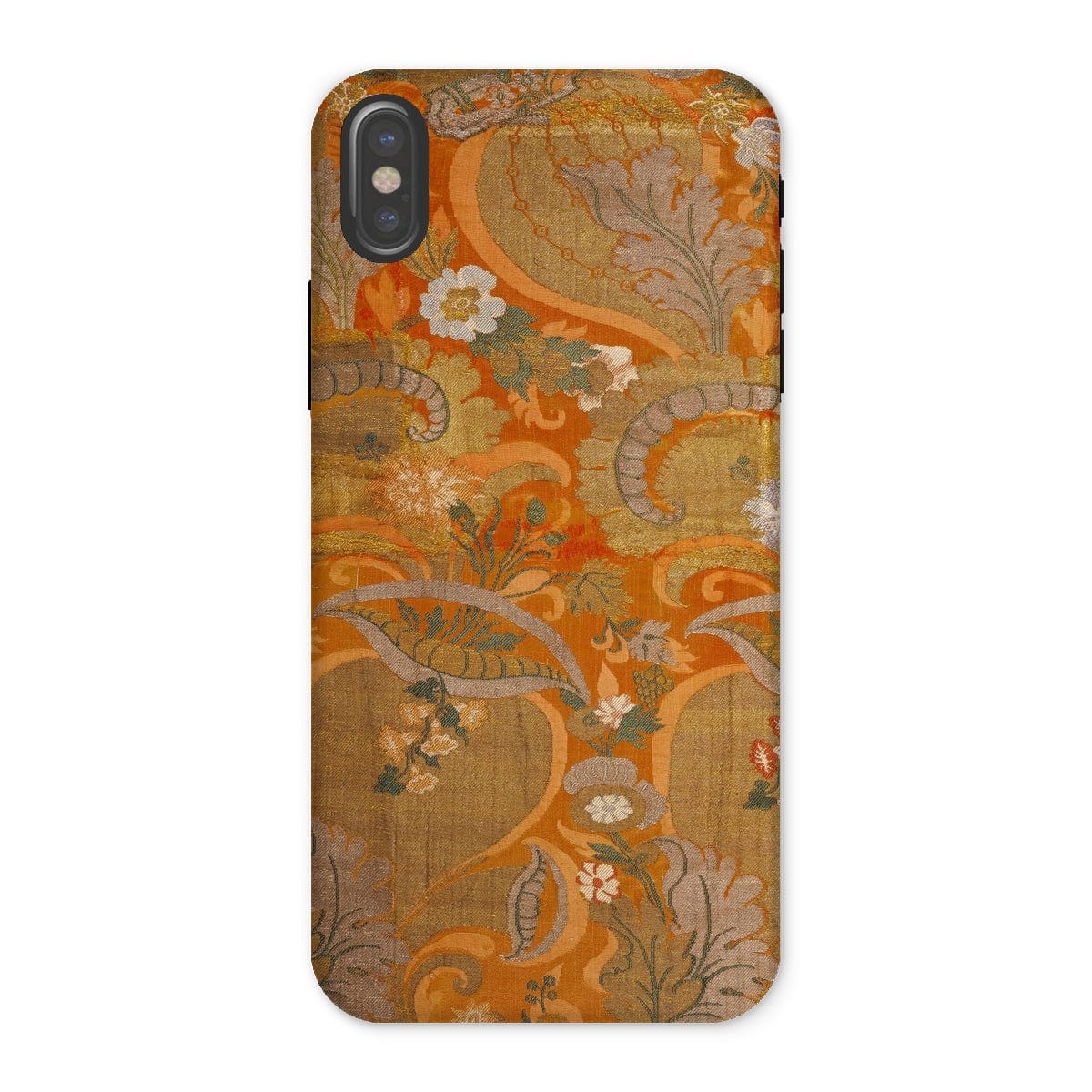 Casezest Mobile Phone Case for iPhone X / Gloss Golden Silk Design