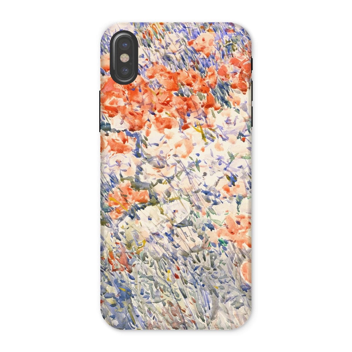 Casezest Mobile Phone Case for iPhone X / Gloss Island Garden Design