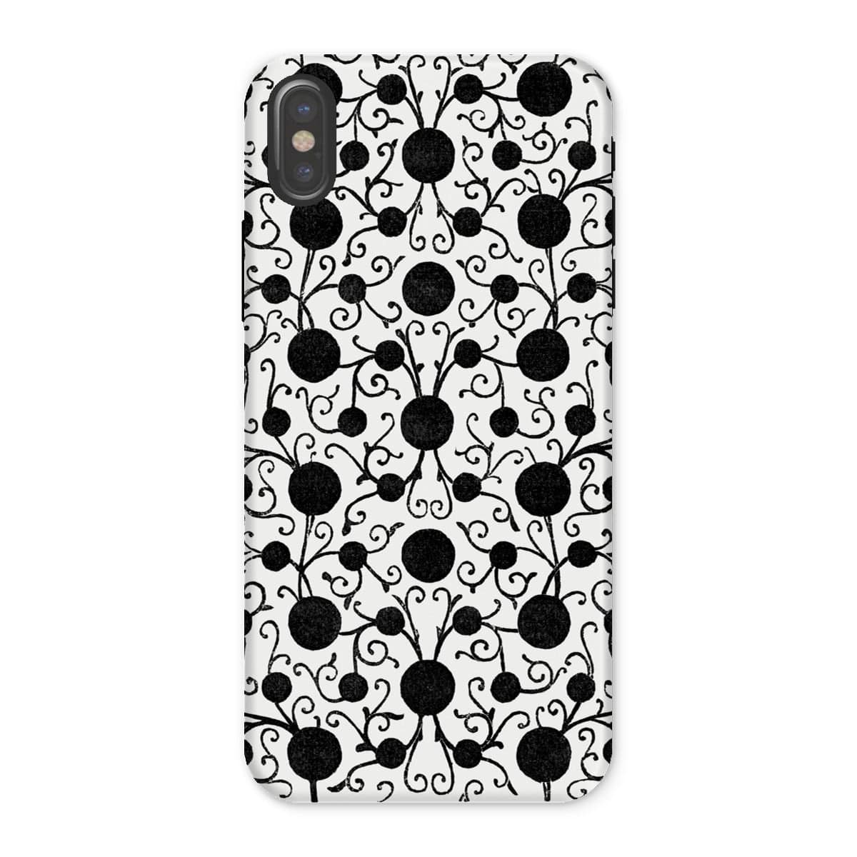 Casezest Mobile Phone Case for iPhone X / Gloss Jones Botanical Design