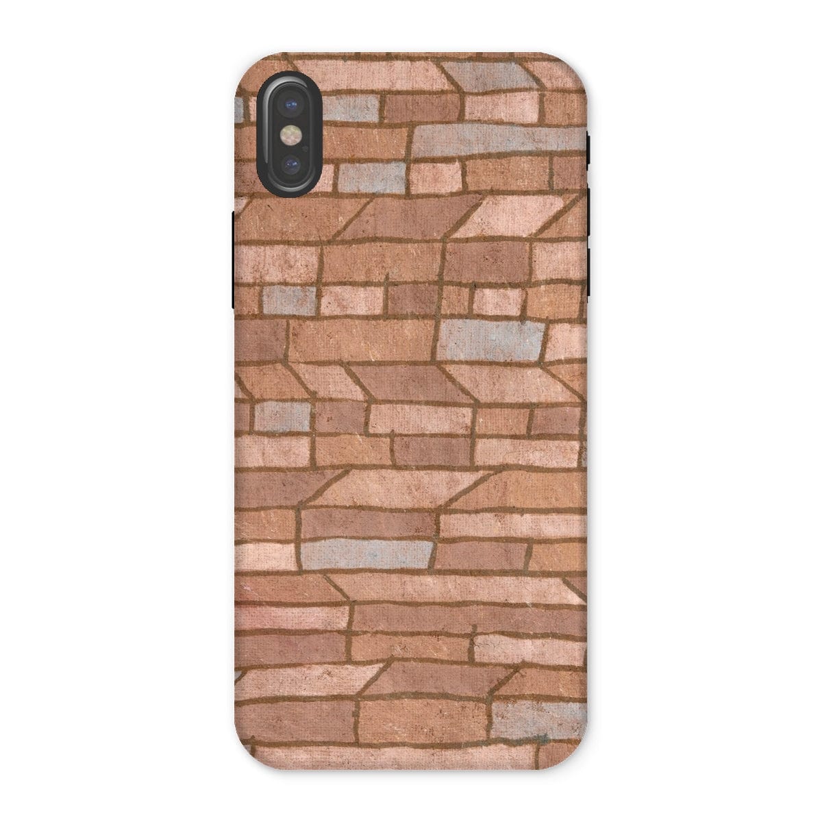 Casezest Mobile Phone Case for iPhone X / Gloss Klee Barracks Settlement Design