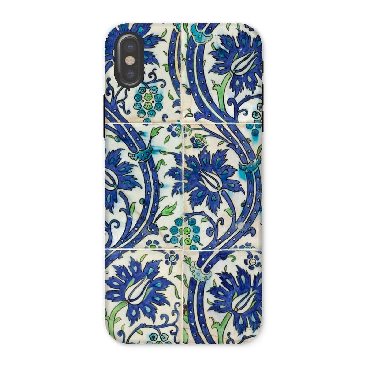 Casezest Mobile Phone Case for iPhone X / Gloss Old Vine Tile Design