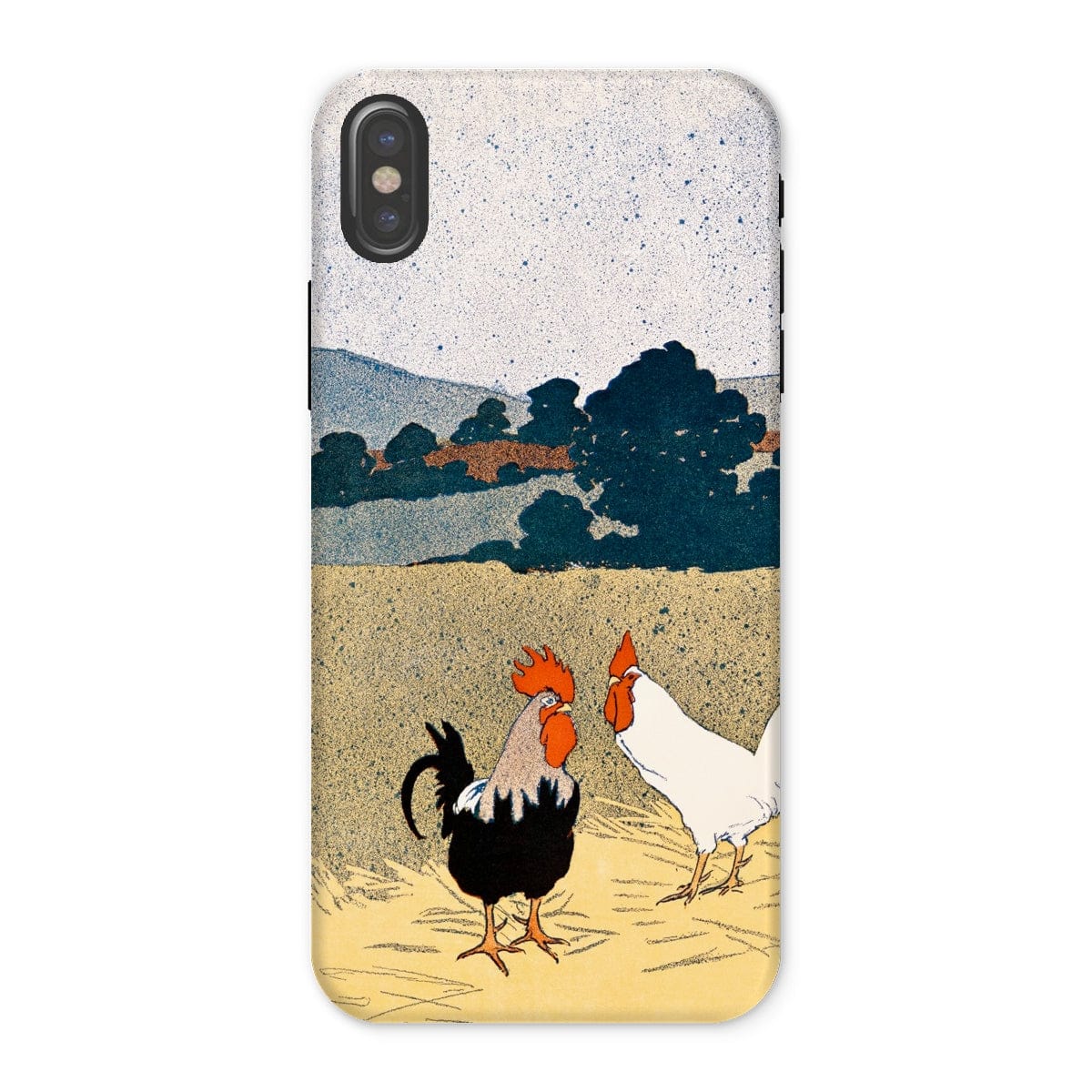 Casezest Mobile Phone Case for iPhone X / Gloss Penfield Roosters Design