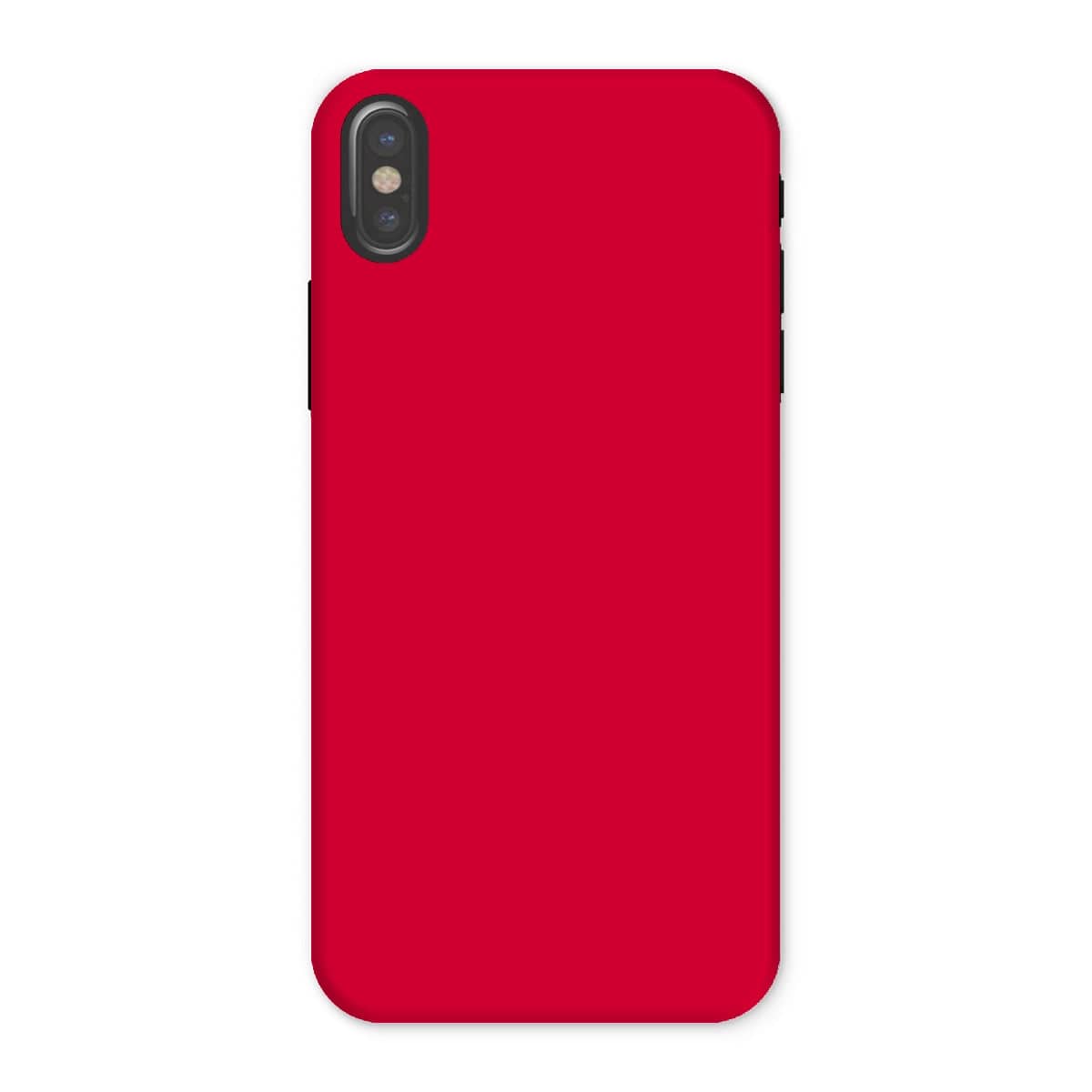 Casezest Mobile Phone Case for iPhone X / Gloss Pure Bright Red Design