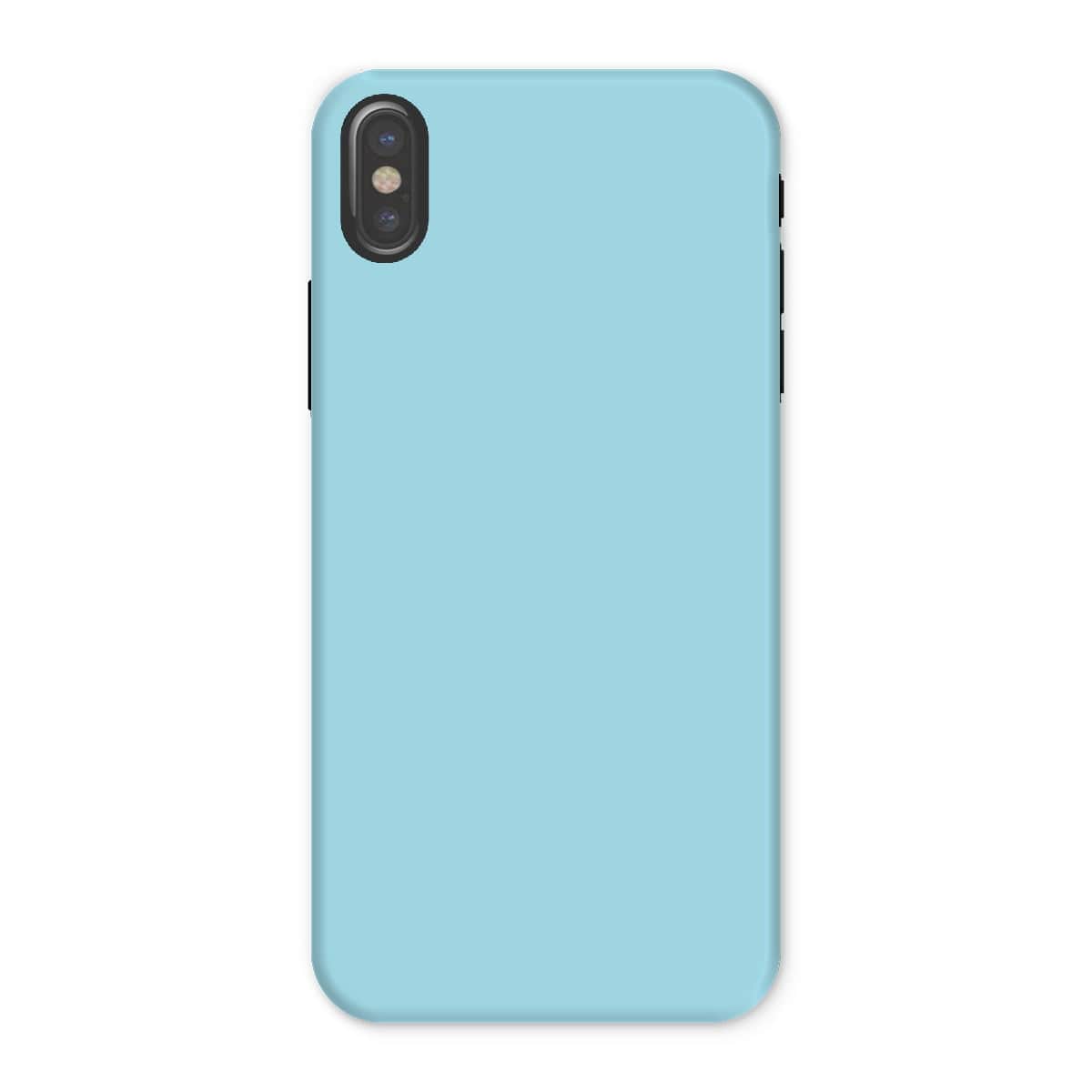 Casezest Mobile Phone Case for iPhone X / Gloss Pure Celeste Blue Design