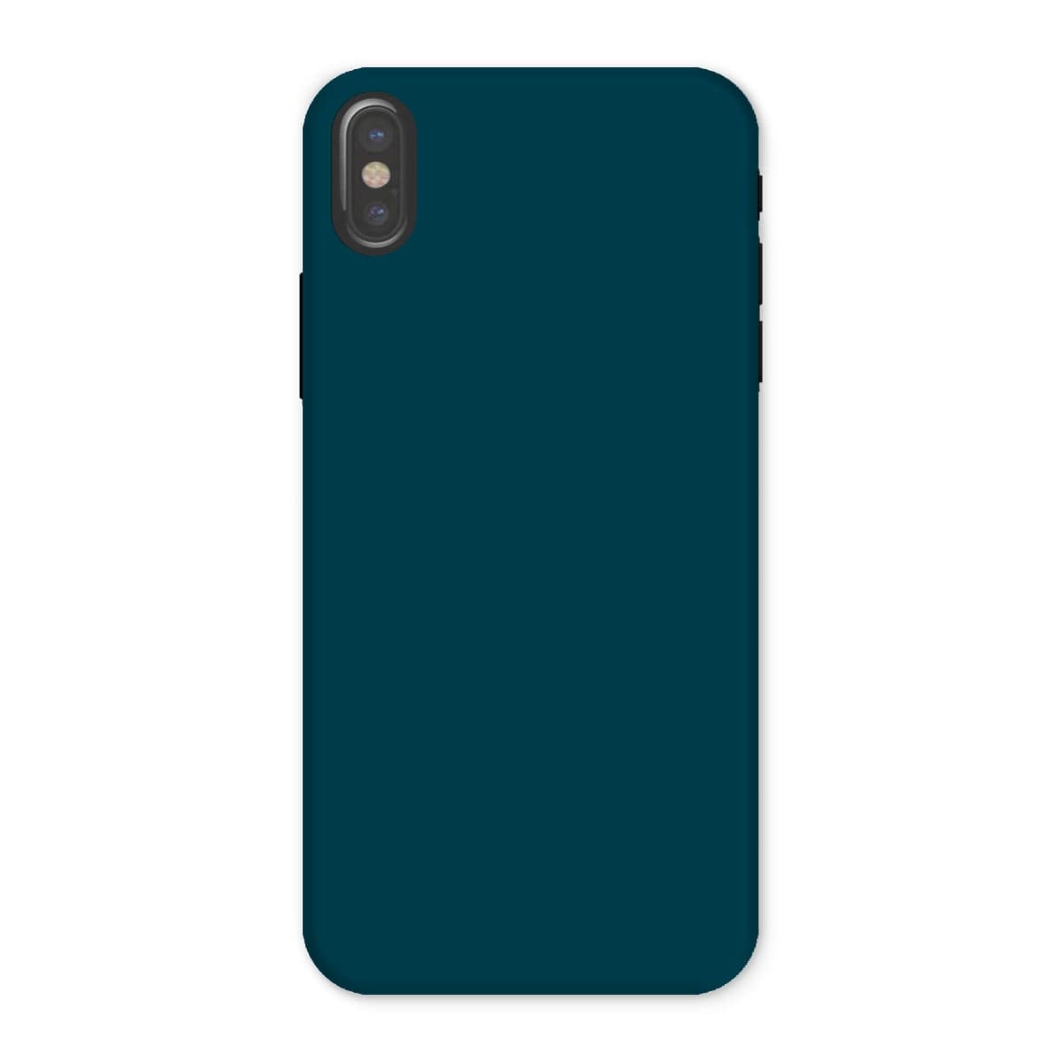 Casezest Mobile Phone Case for iPhone X / Gloss Pure Dark Blue Design