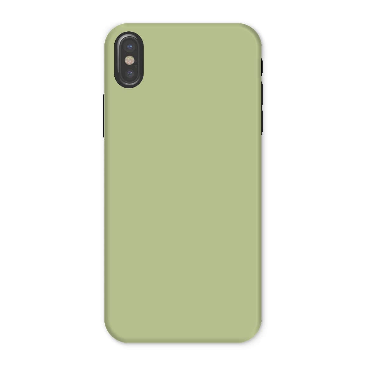 Casezest Mobile Phone Case for iPhone X / Gloss Pure Light Green Design