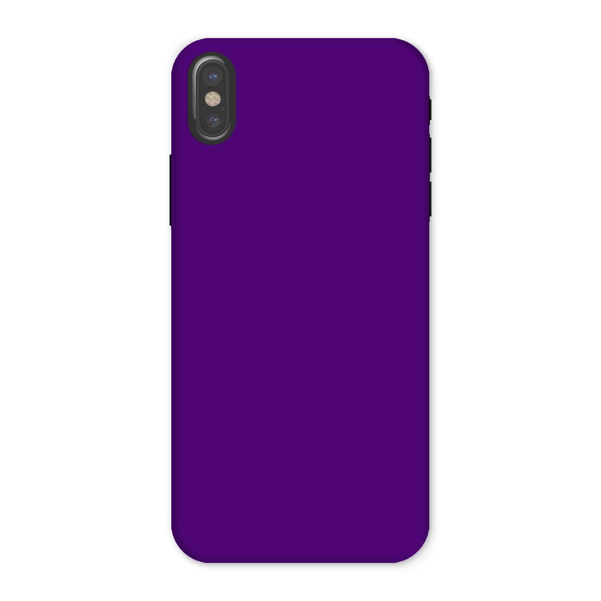 Casezest Mobile Phone Case for iPhone X / Gloss Pure Mid Purple Design