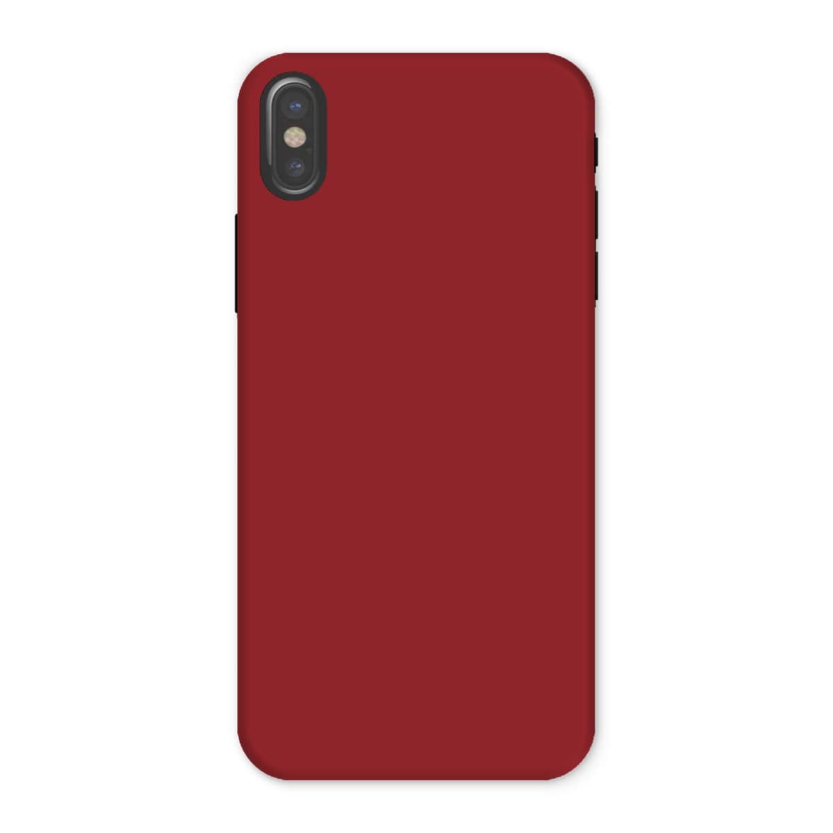 Casezest Mobile Phone Case for iPhone X / Gloss Pure Mid Red Design