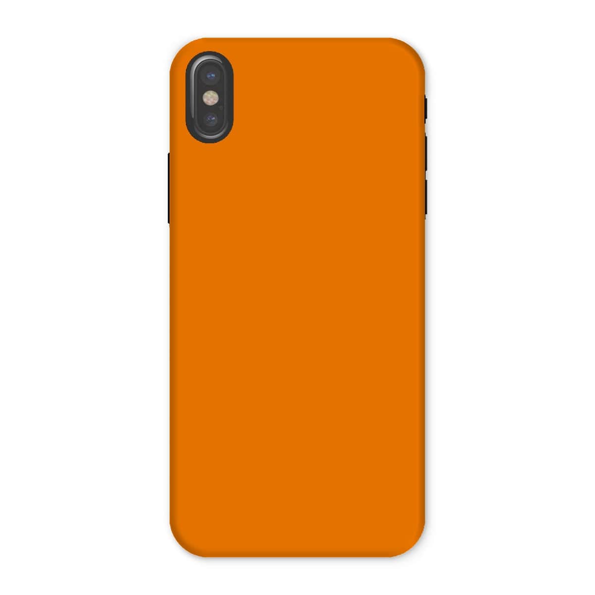 Casezest Mobile Phone Case for iPhone X / Gloss Pure Orange Design