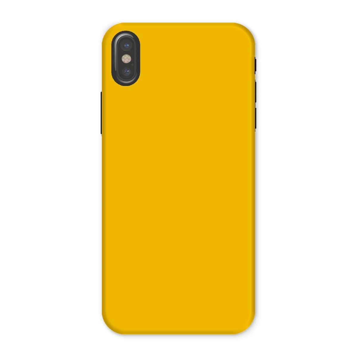 Casezest Mobile Phone Case for iPhone X / Gloss Pure Yellow Design