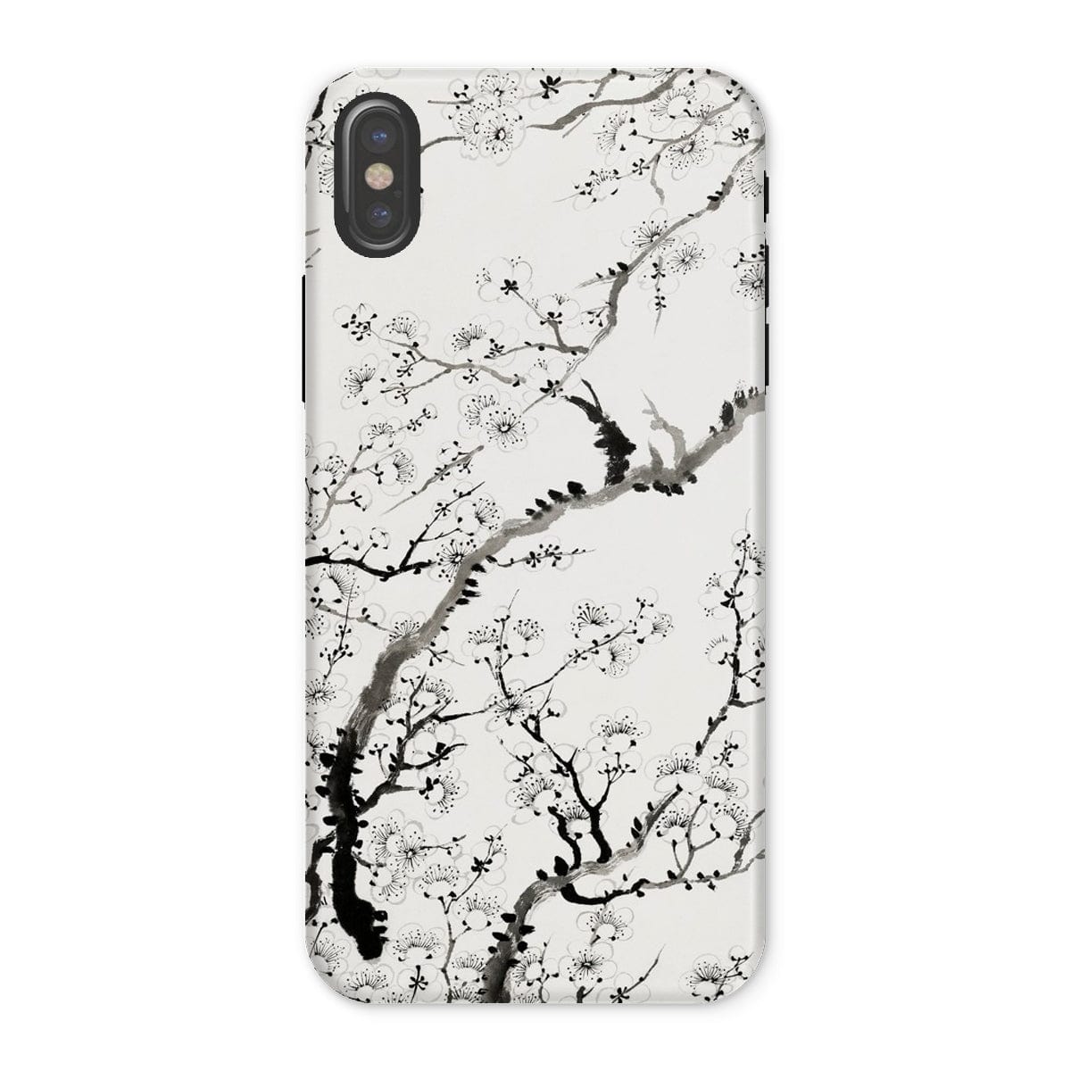 Casezest Mobile Phone Case for iPhone X / Gloss Rashan Chinese Cherry Design