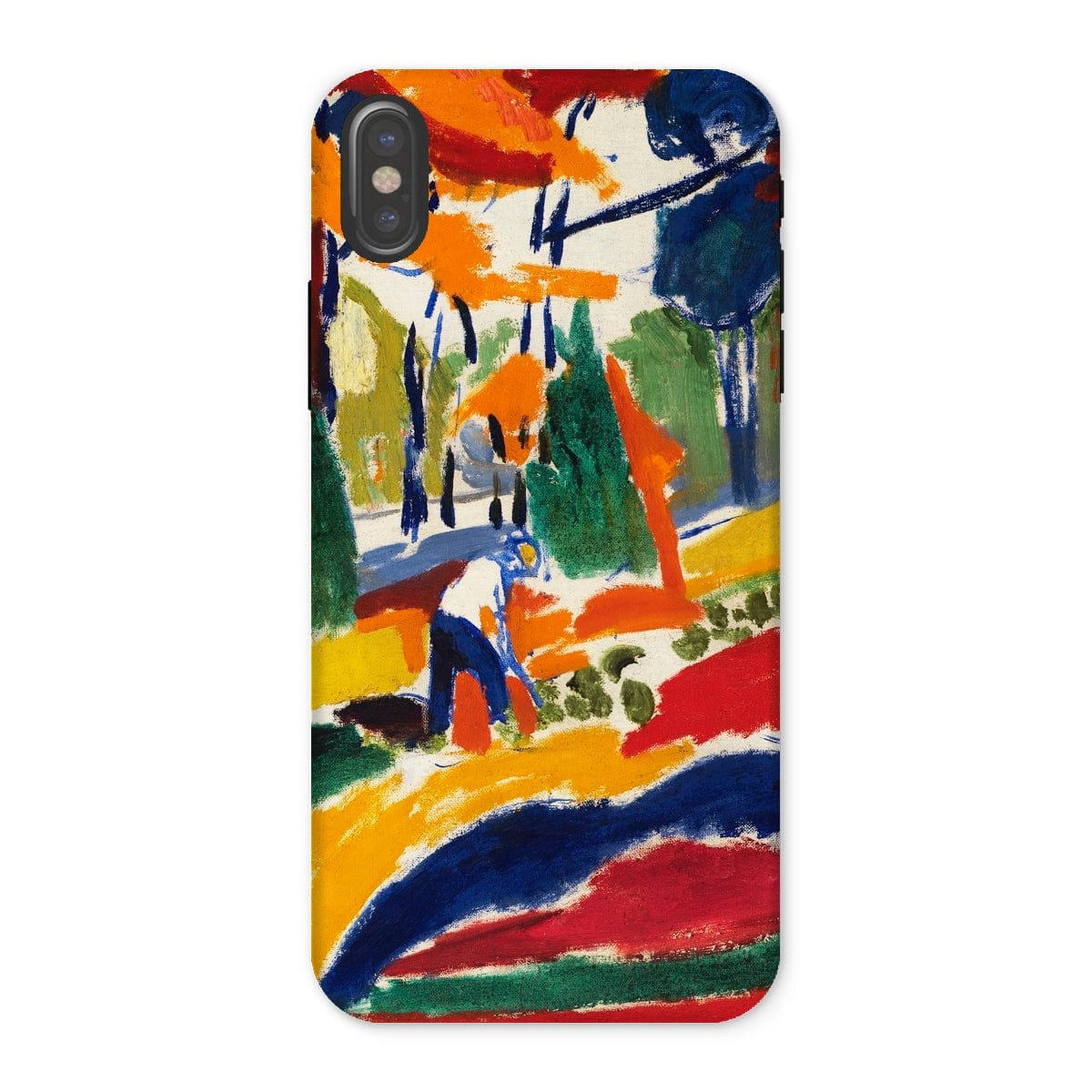 Casezest Mobile Phone Case for iPhone X / Gloss Sayen Garden Design