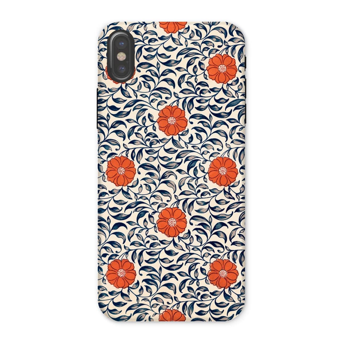 Casezest Mobile Phone Case for iPhone X / Gloss Simple Chinese Ornamental Design