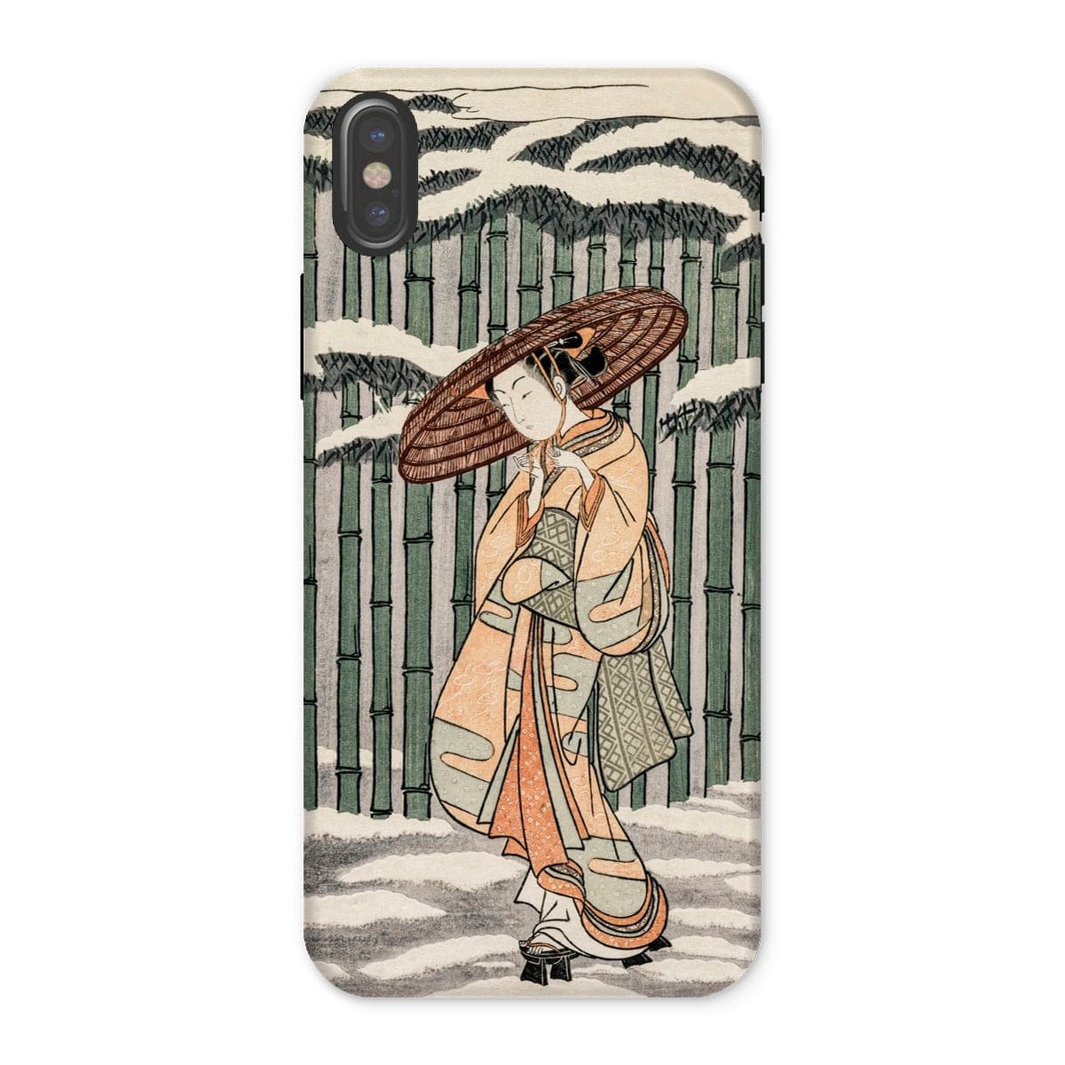 Casezest Mobile Phone Case for iPhone X / Gloss Suzuki Bamboo Grove Design