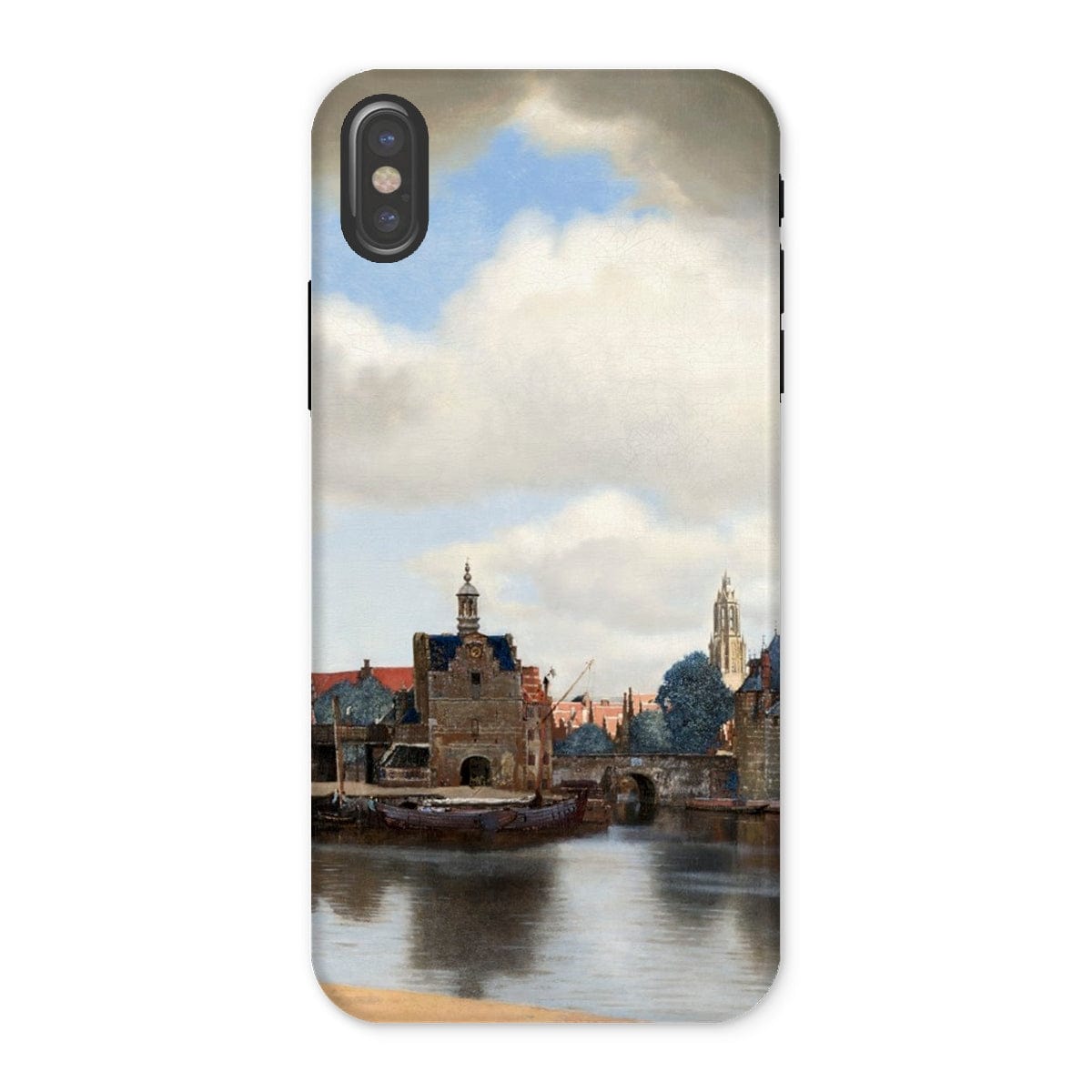 Casezest Mobile Phone Case for iPhone X / Gloss Vermeer View of Delft Design