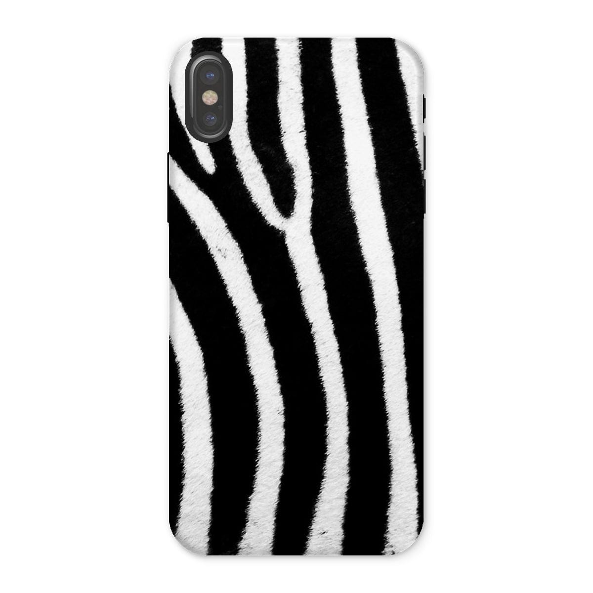 Casezest Mobile Phone Case for iPhone X / Gloss Zebra Design