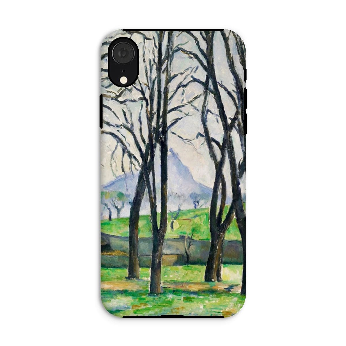 Casezest Mobile Phone Case for iPhone XR / Gloss Cézanne Chestnut Trees Design