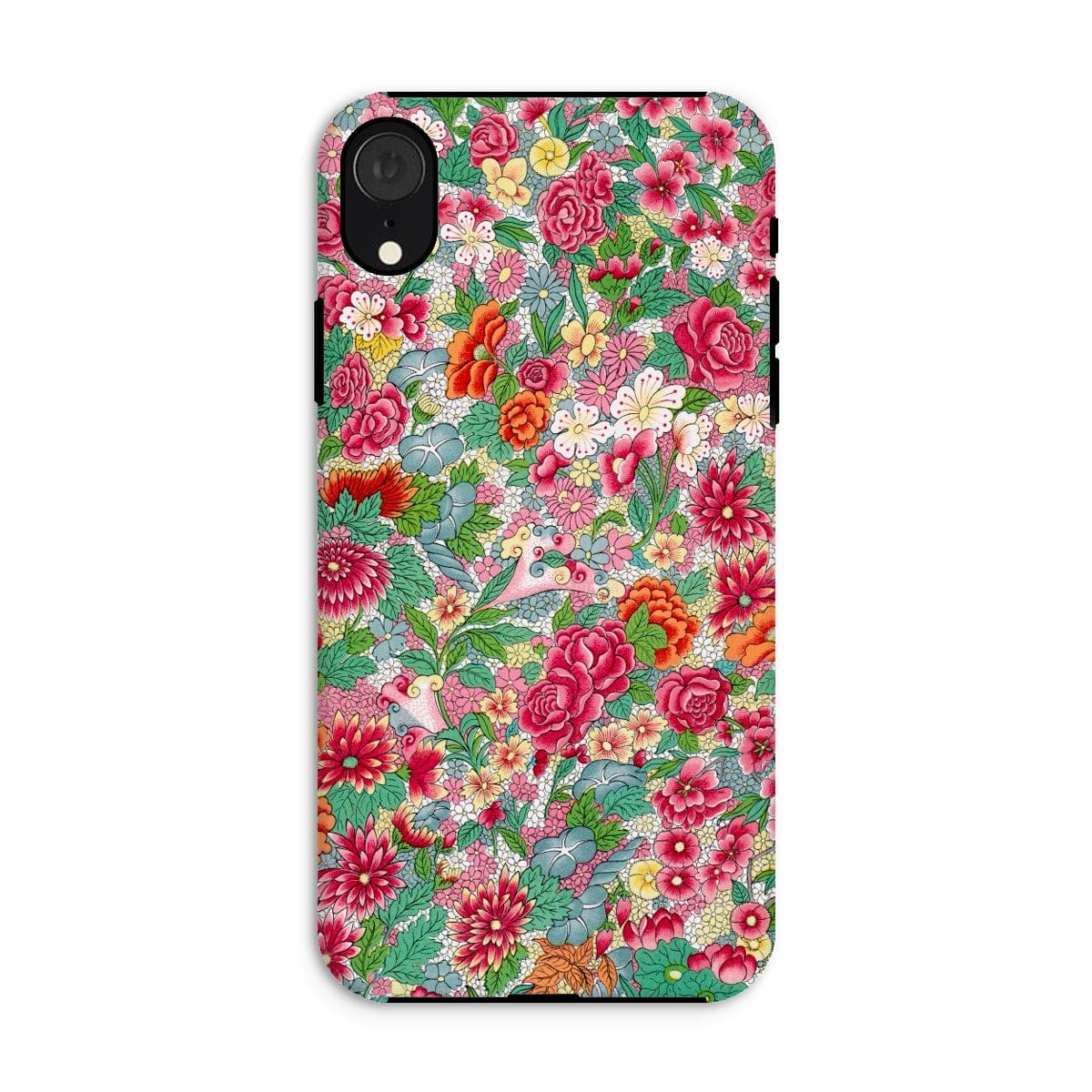 Casezest Mobile Phone Case for iPhone XR / Gloss Chinese Flower Pattern Design