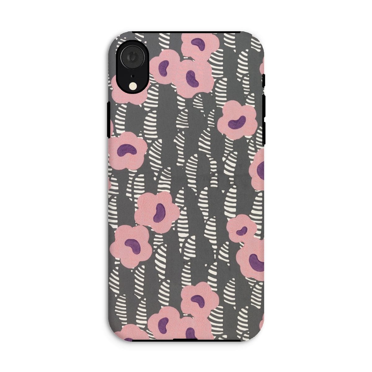 Casezest Mobile Phone Case for iPhone XR / Gloss Crevel Flower Sidewall Design