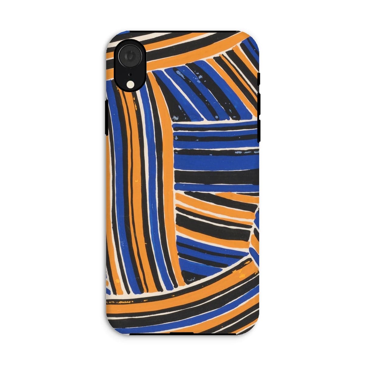 Casezest Mobile Phone Case for iPhone XR / Gloss Férier Stripe Design