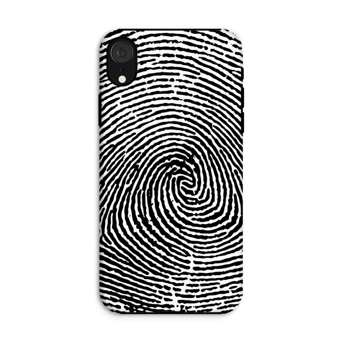 Casezest Mobile Phone Case for iPhone XR / Gloss Fingerprint Design