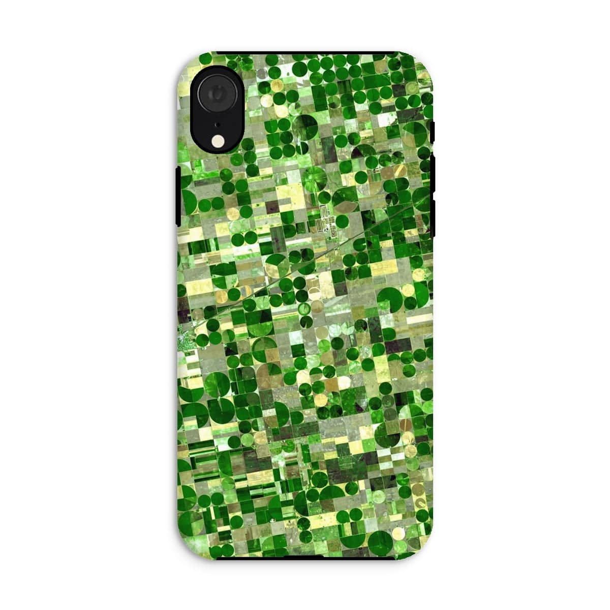 Casezest Mobile Phone Case for iPhone XR / Gloss Kansas Crop Circles Design