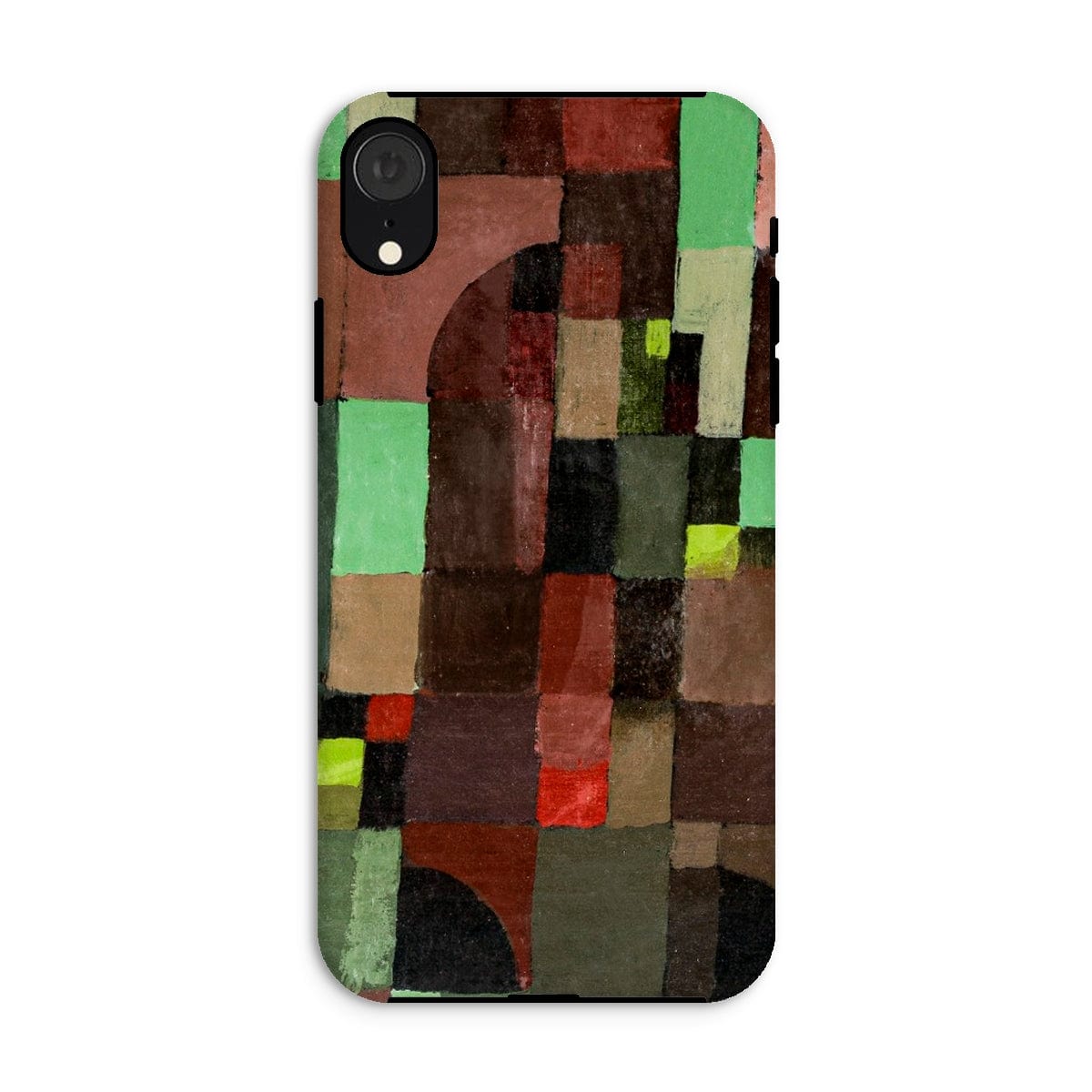 Casezest Mobile Phone Case for iPhone XR / Gloss Klee Red and Green Design