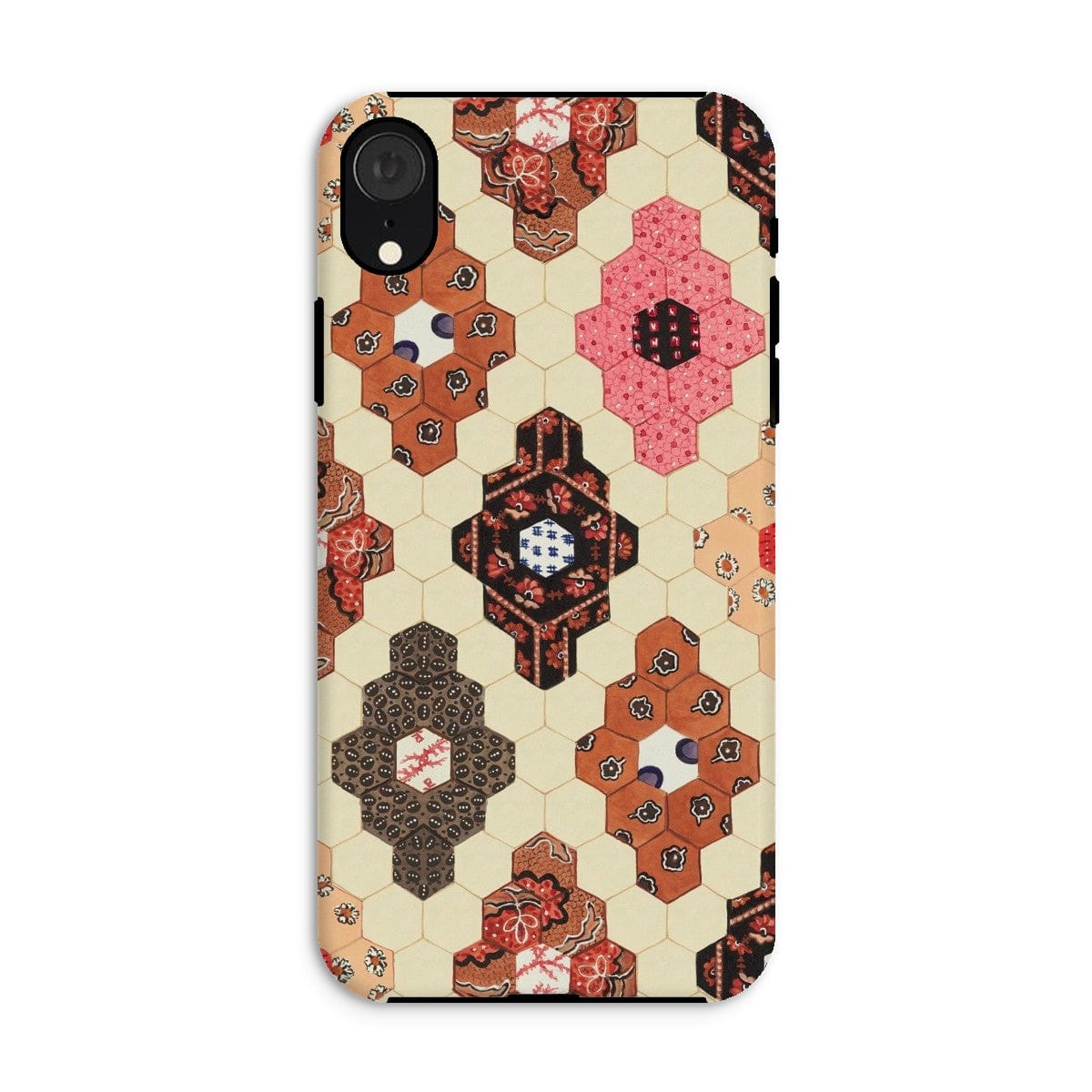 Casezest Mobile Phone Case for iPhone XR / Gloss Light Painted Quilt Design