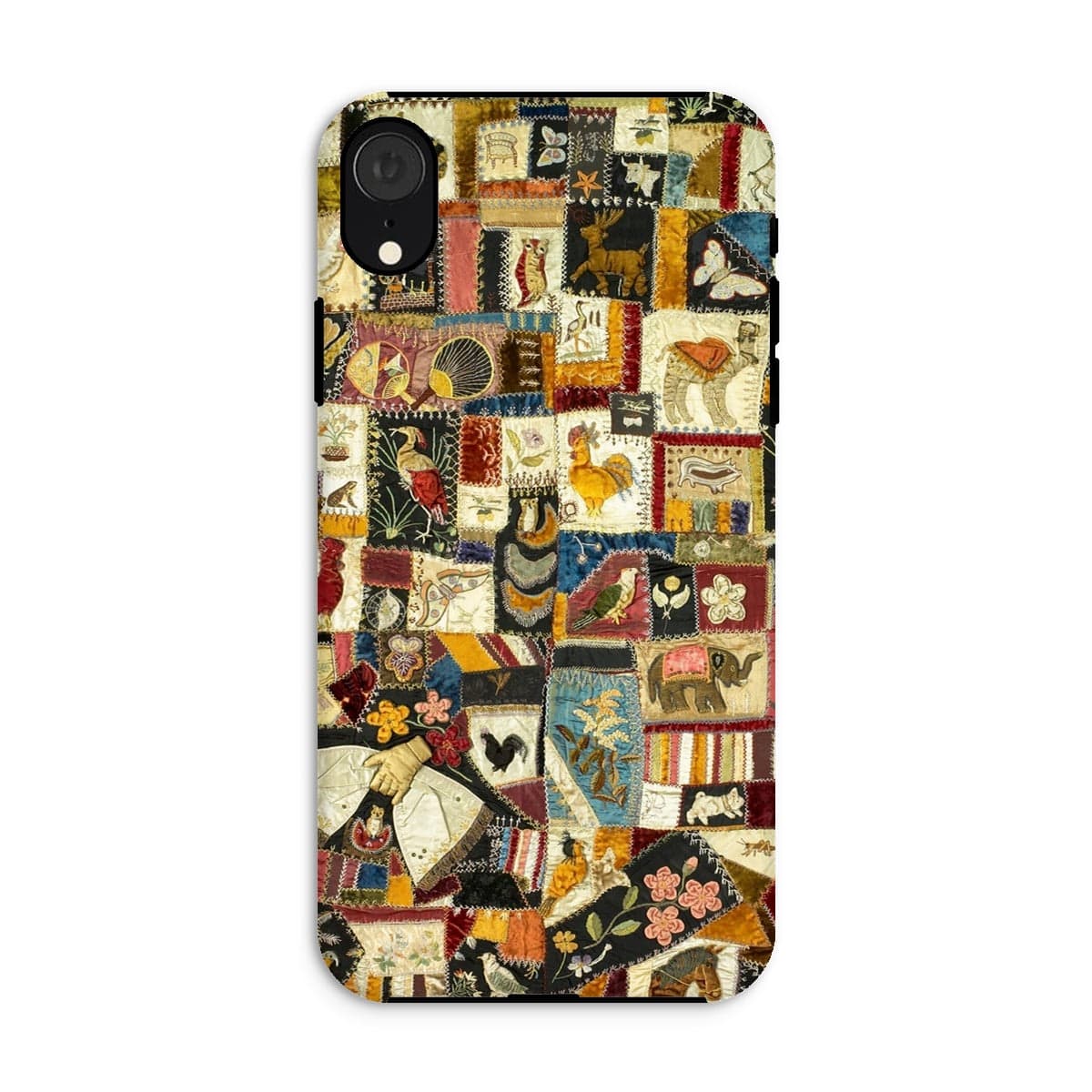 Casezest Mobile Phone Case for iPhone XR / Gloss Marvin Animal Quilt Design