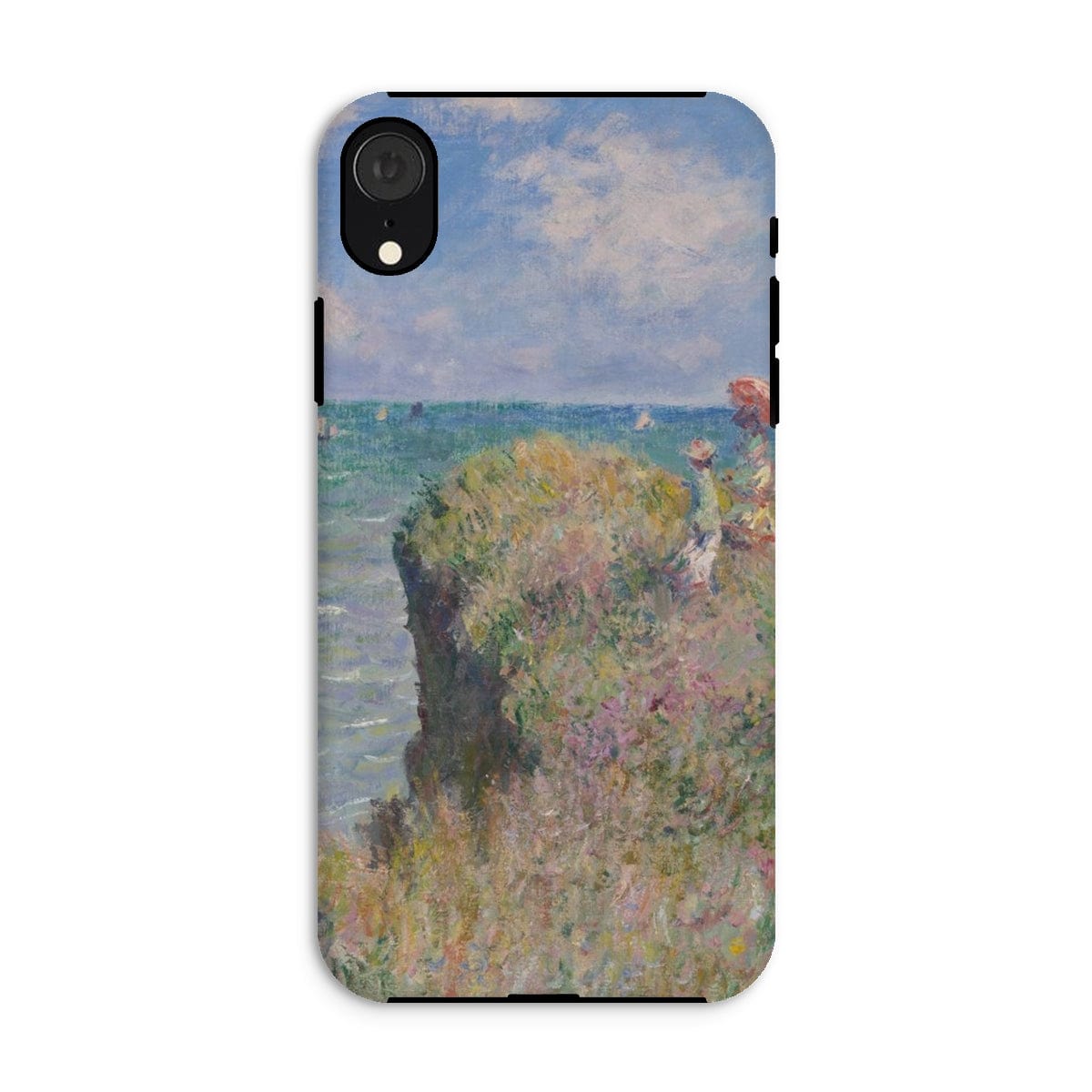 Casezest Mobile Phone Case for iPhone XR / Gloss Monet Cliff Walk at Pourville Design