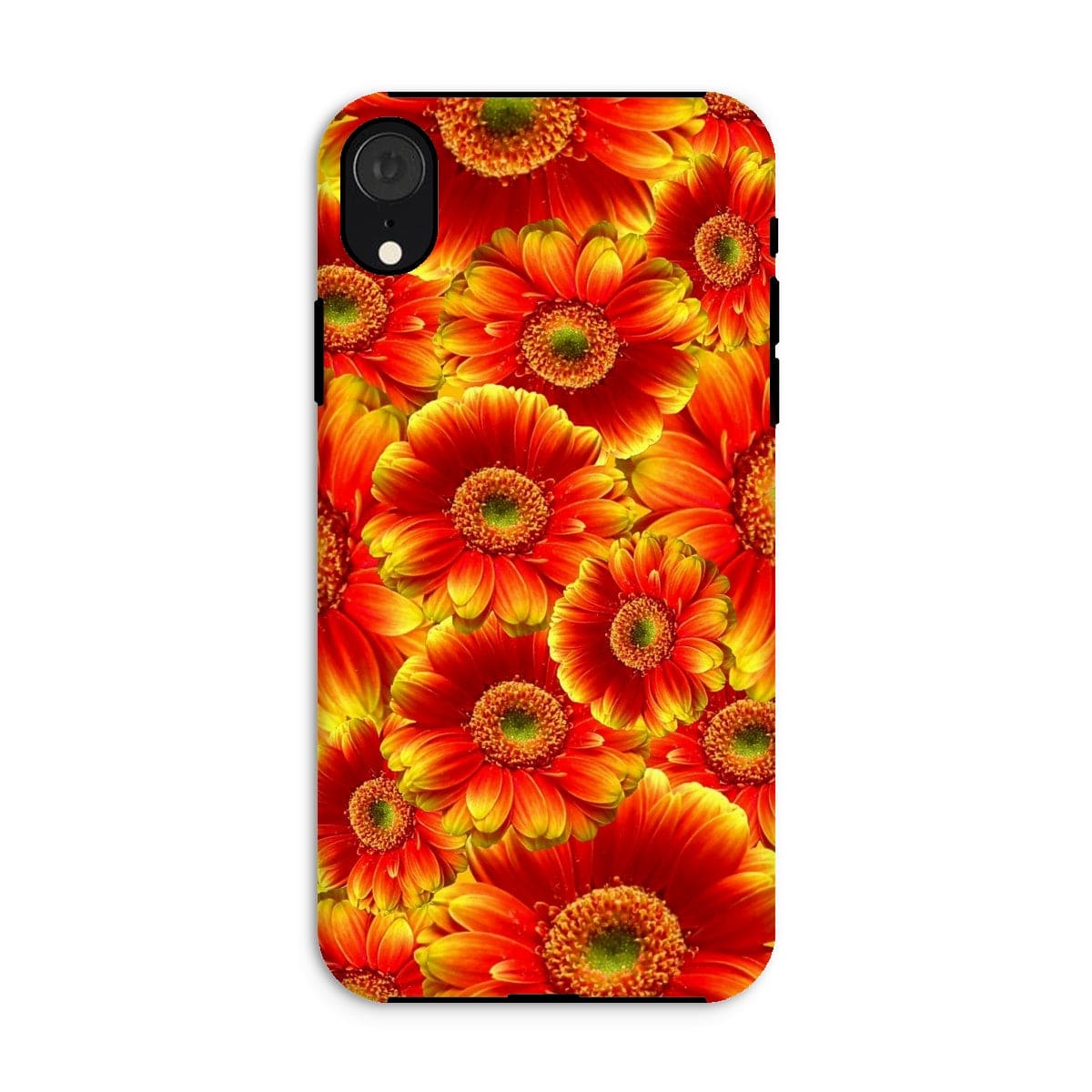 Casezest Mobile Phone Case for iPhone XR / Gloss Orange Gerbera Design