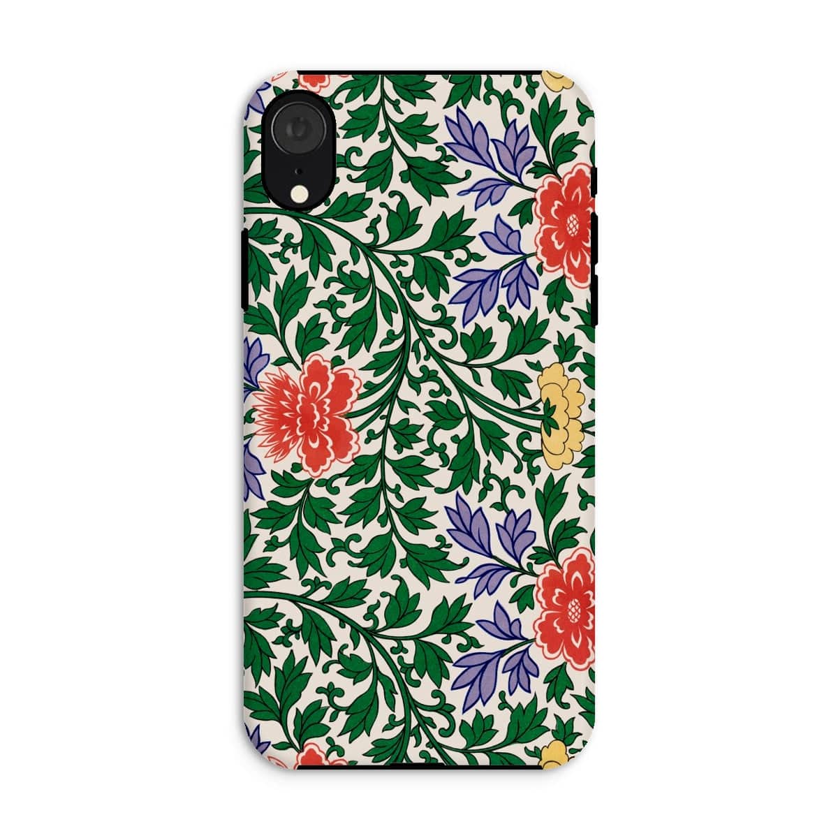 Casezest Mobile Phone Case for iPhone XR / Gloss Oriental Botanical Design