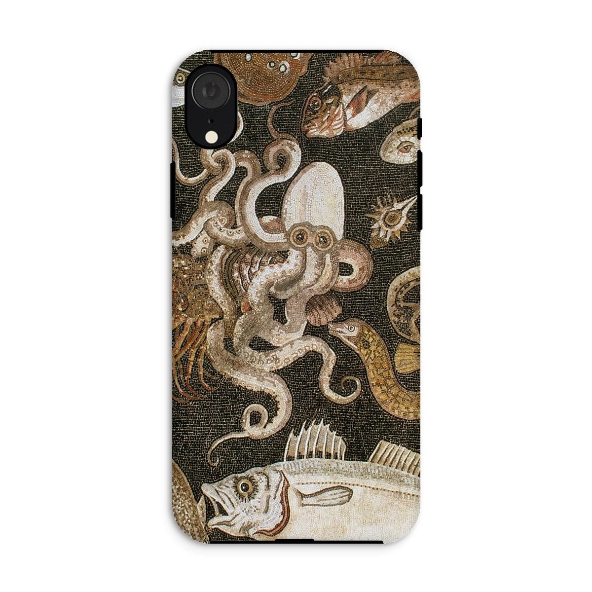 Casezest Mobile Phone Case for iPhone XR / Gloss Pompeii Sealife Mosaic Design