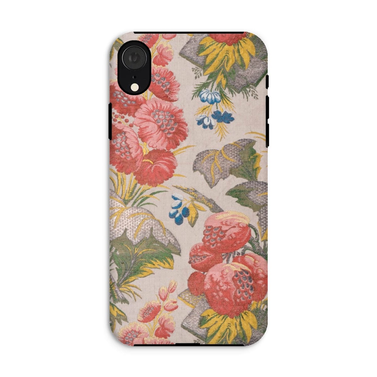 Casezest Mobile Phone Case for iPhone XR / Gloss Revel Floral Textile Design